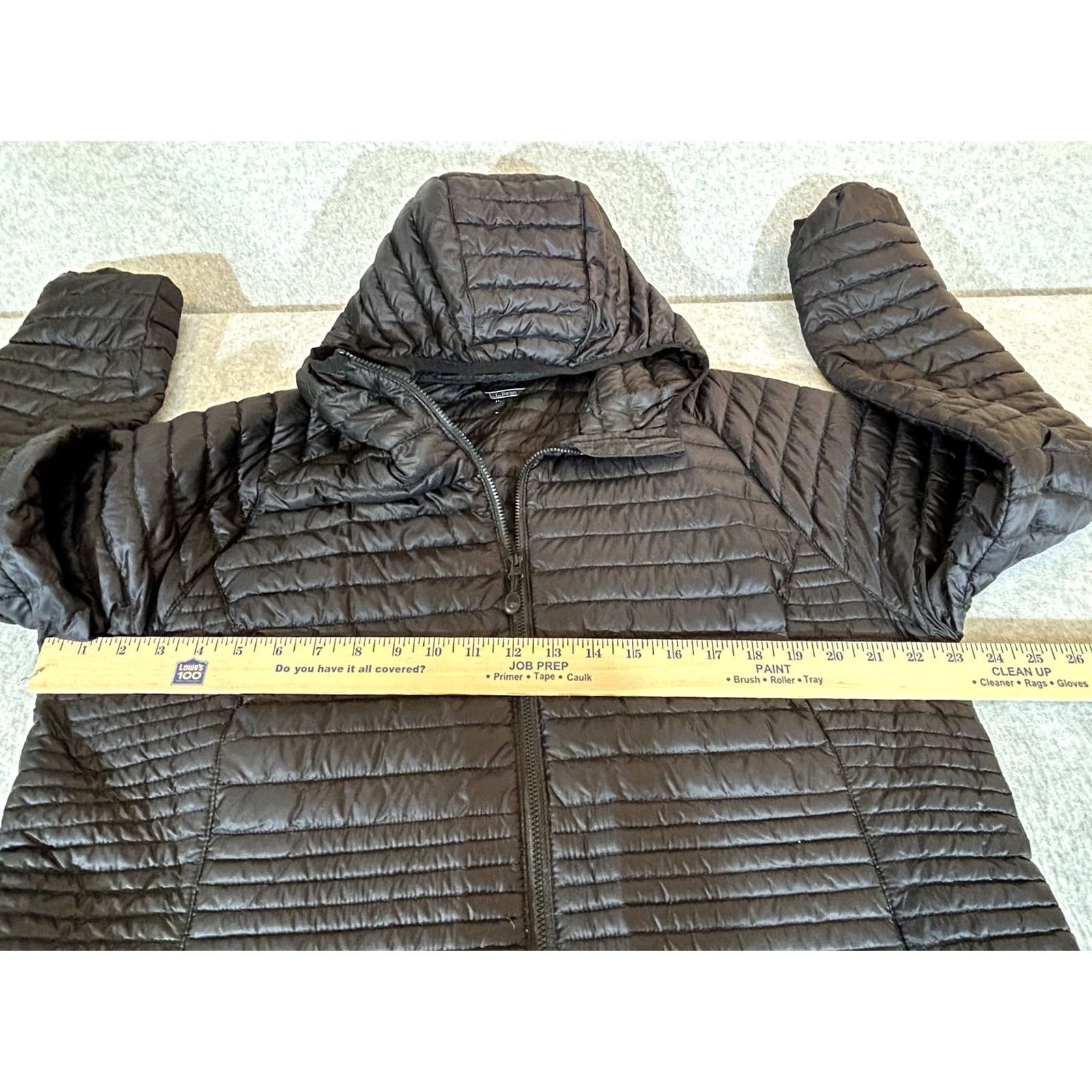 Vintage LL Bean Jacket Womens Medium Black Ultralight 850 Down Hood Puffer Packable Coat Size M / US 6-8 / IT 42-44 - 4 Thumbnail