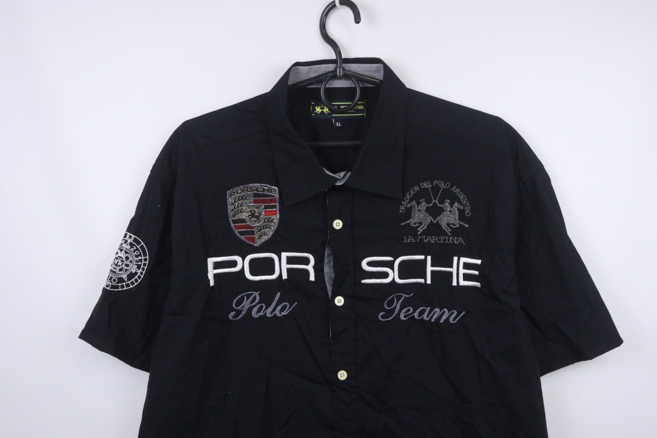 La Martina La Martina Porsche Polo Team Shirt Size US XL / EU 56 / 4 - 2 Thumbnail