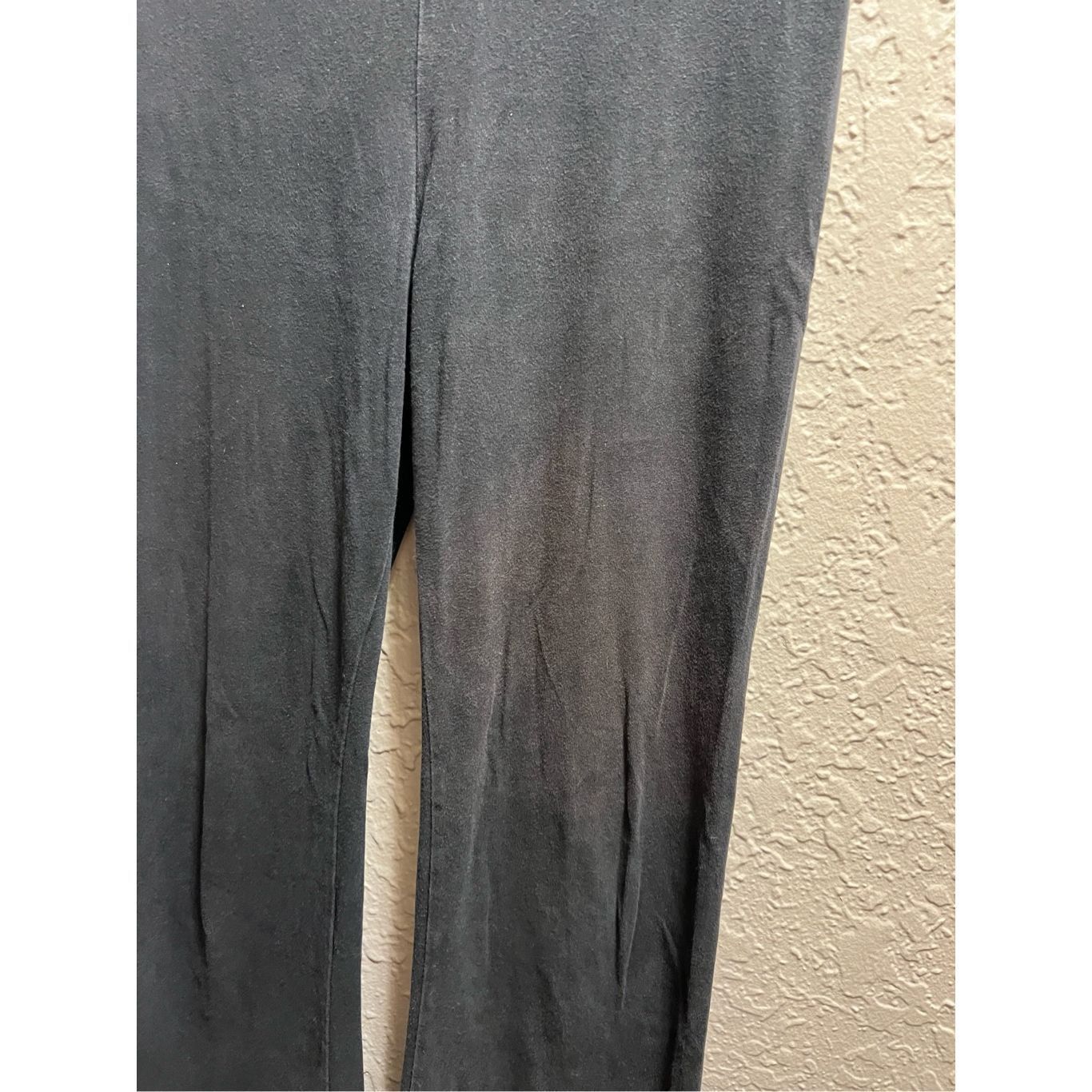 Victoria's Secret Victorias Secret Black With Grey Band Bootcut Leggings Woman Size 28" / US 6 / IT 42 - 3 Thumbnail