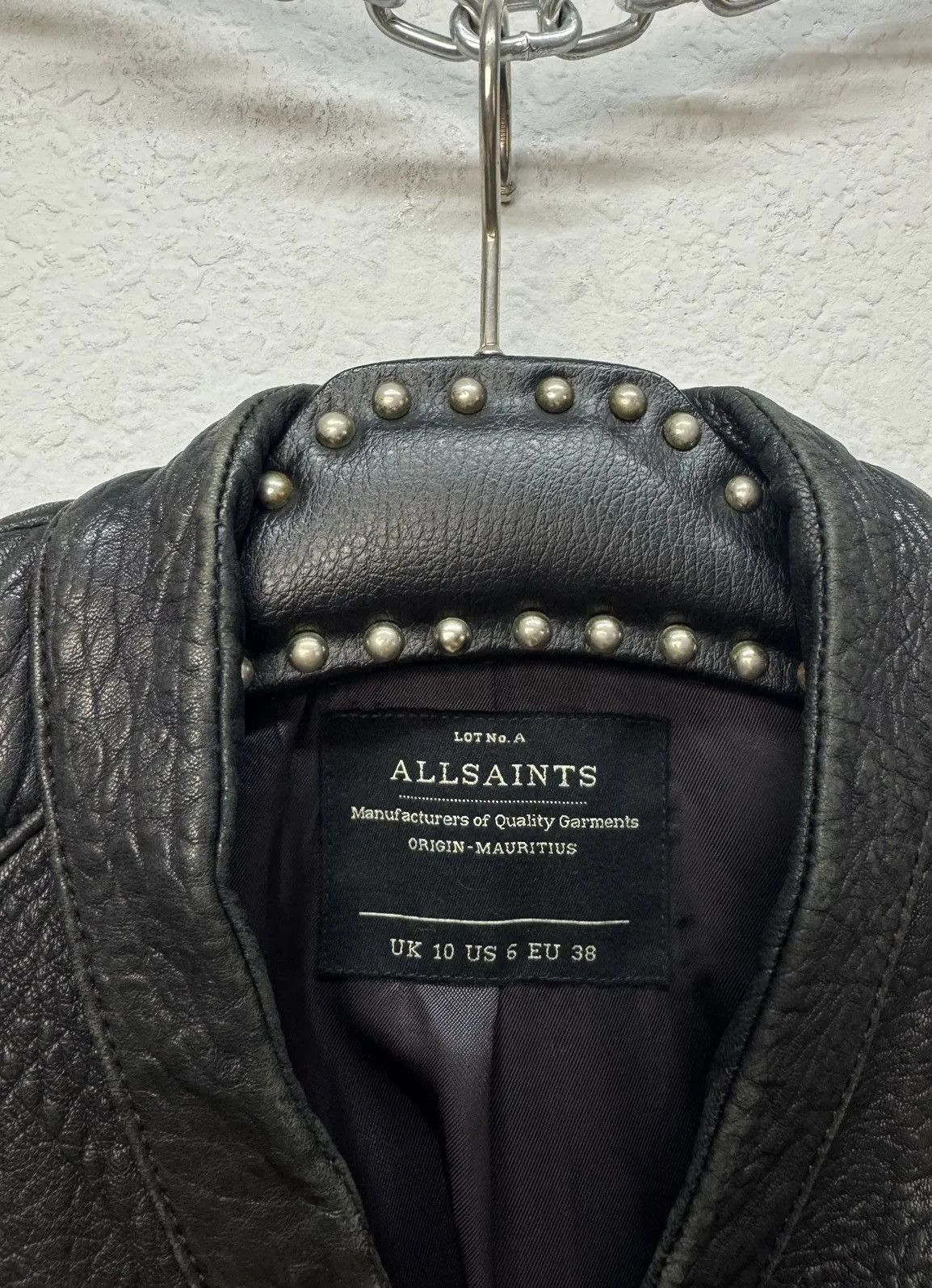 Allsaints Vintage Allsaints Leather Jacket Opium Rick Owen’s Style 90 Size M / US 6-8 / IT 42-44 - 12 Thumbnail
