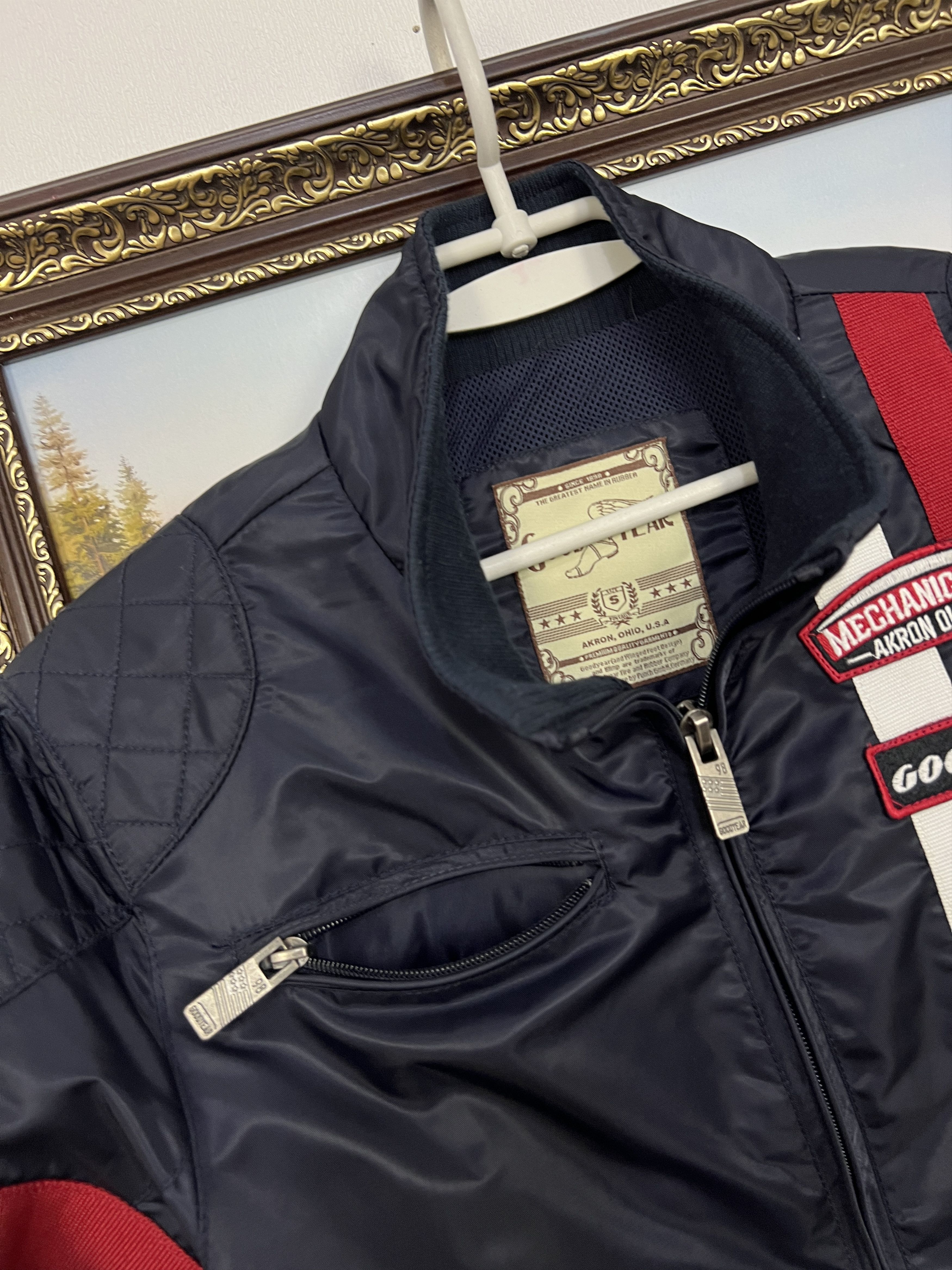 NASCAR Blue Good Year Jacket Akron Zip Racing NASCAR Ferrari Size US S / EU 44-46 / 1 - 4 Thumbnail