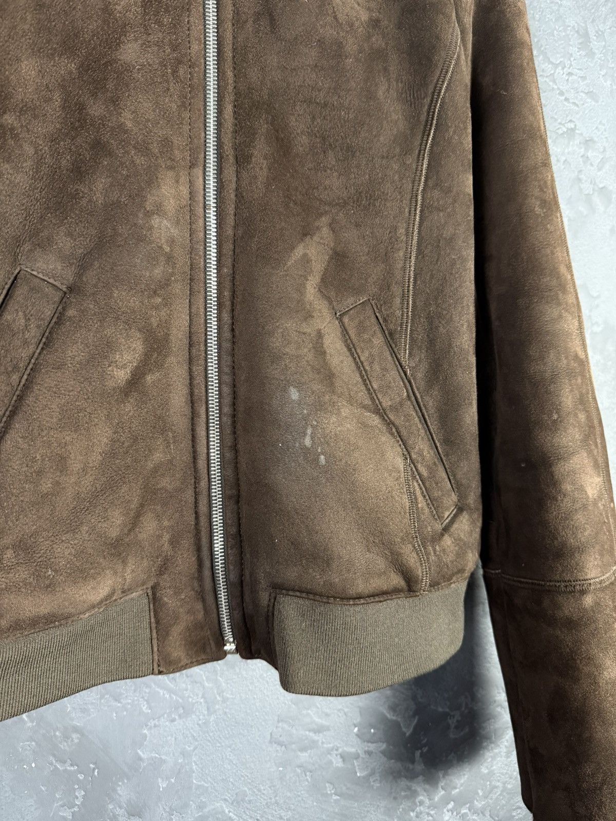 Prada 2000s Prada Brown Shearling Leather Jacket Women's Size L / US 10 / IT 46 - 22 Thumbnail