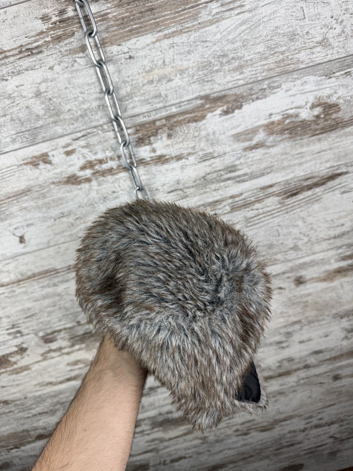 Lil Uzi Vert × Vintage Vintage Mask Fuzzy Faux Real Fur Trapper 90s USHANKA Mohair Size ONE SIZE - 5 Thumbnail