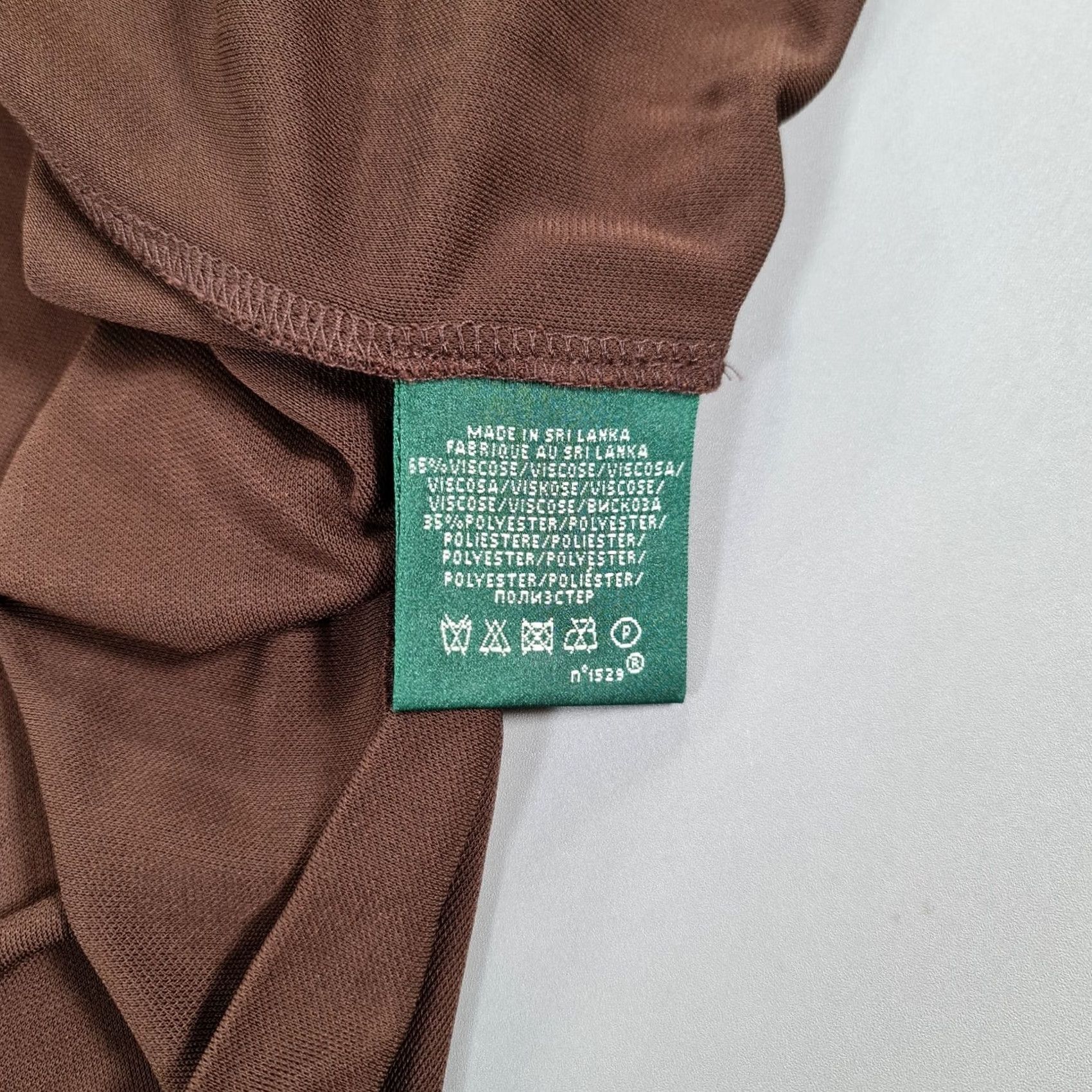 Ralph Lauren Lauren Ralph Lauren Midi Dress Brown 14 UK Wrap V Neck Buckle Casual Dress Women Regular Size 14 Brown Viscose 65% Polyester 35% 3/4 Sleeve"} Size XL / US 12-14 / IT 48-50 - 7 Thumbnail