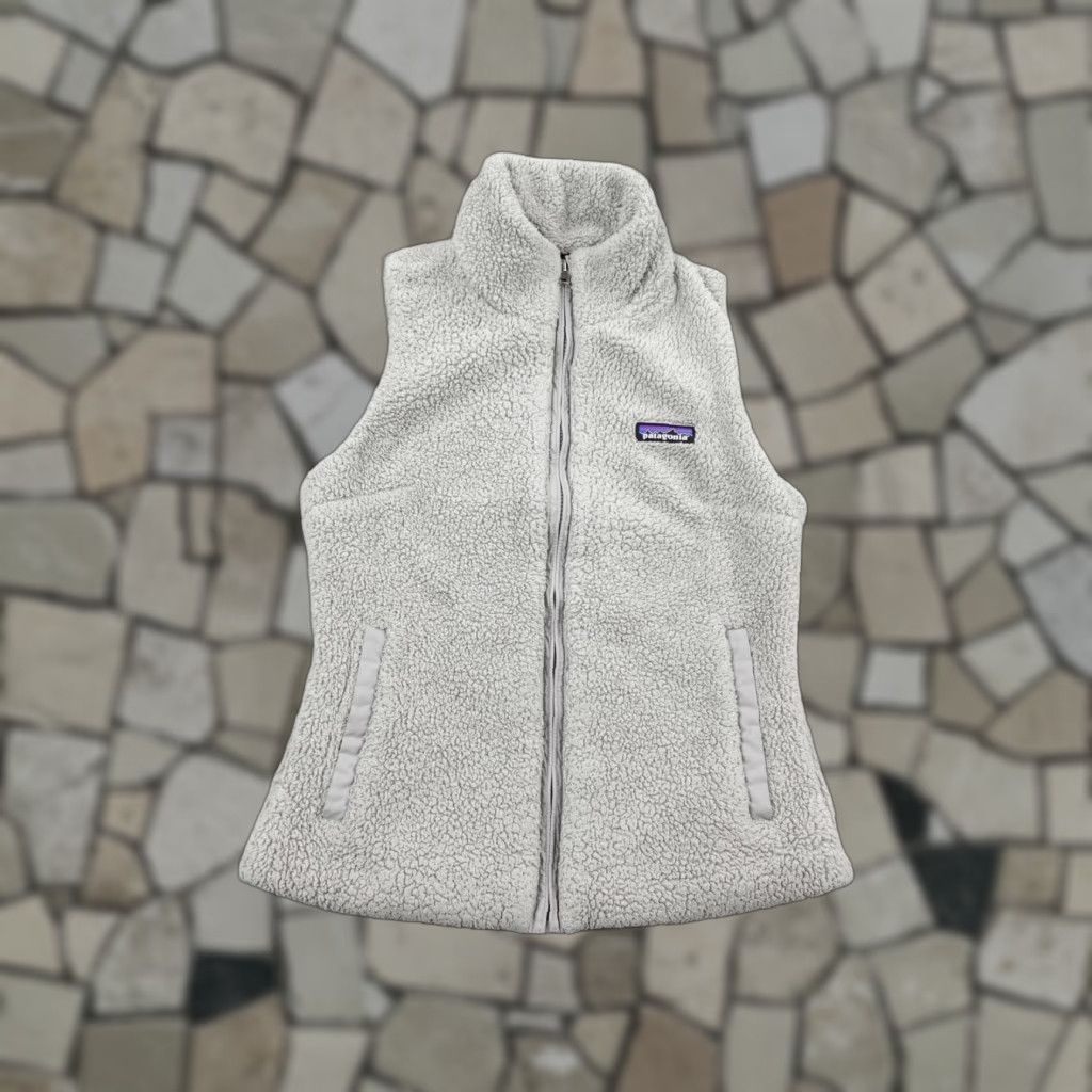 Patagonia Patagonia Vest Womens XS Gray Los Gatos Fleece Sherpa High Pile Full Zip Gilet Size XS / US 0-2 / IT 36-38 - 1 Thumbnail