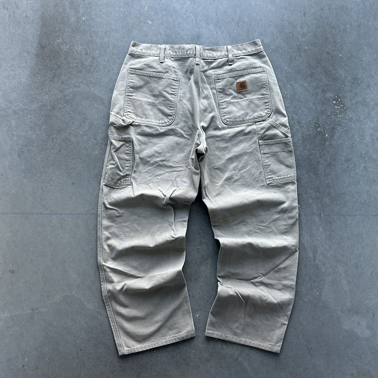 Carhartt Crazy Vintage Y2K Carhartt Baggy Essential Carpenter Pants Size US 35 - 1 Thumbnail
