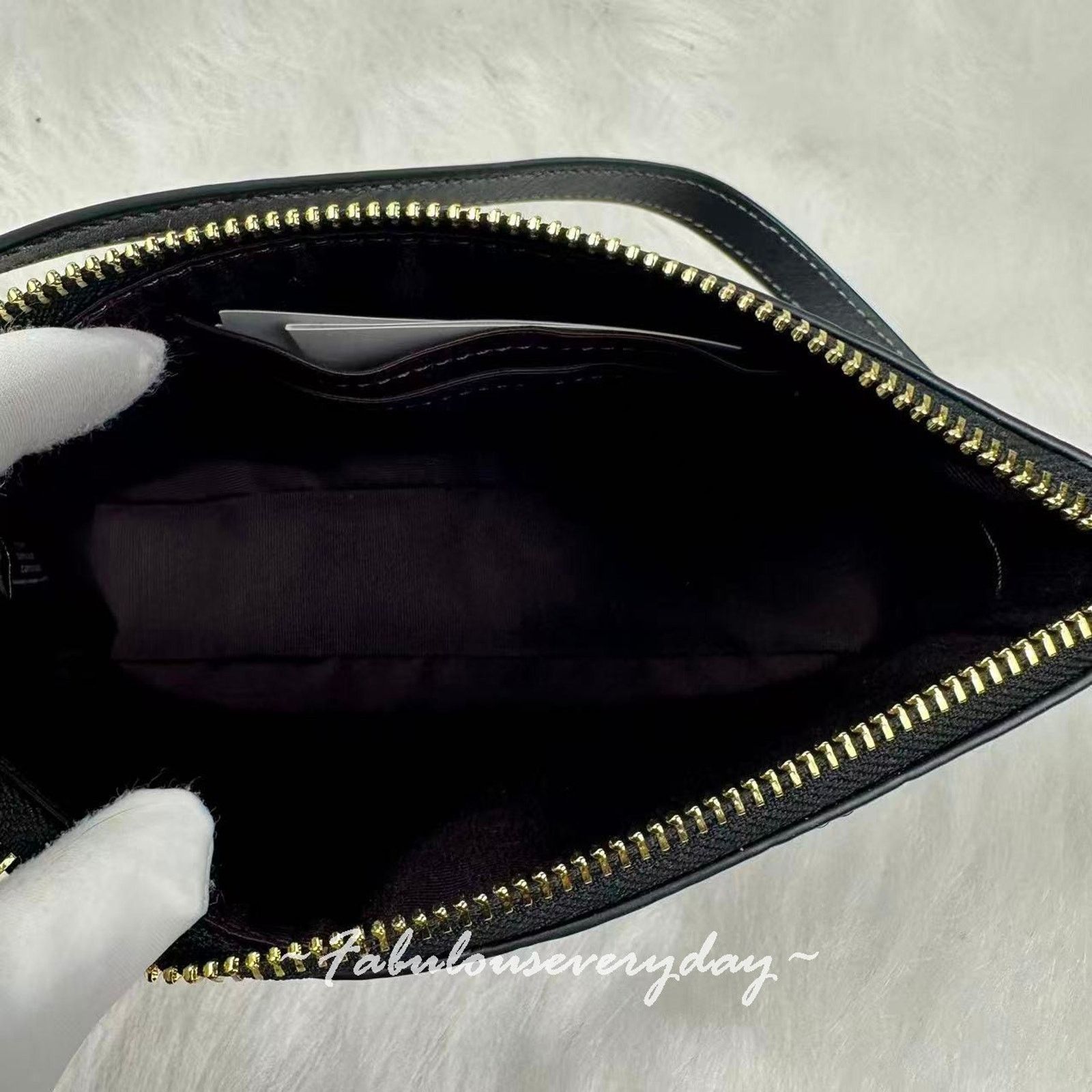 Coach Coach Nolita 19 With Cherry Print In Leather/Gold/Black Size ONE SIZE - 10 Thumbnail