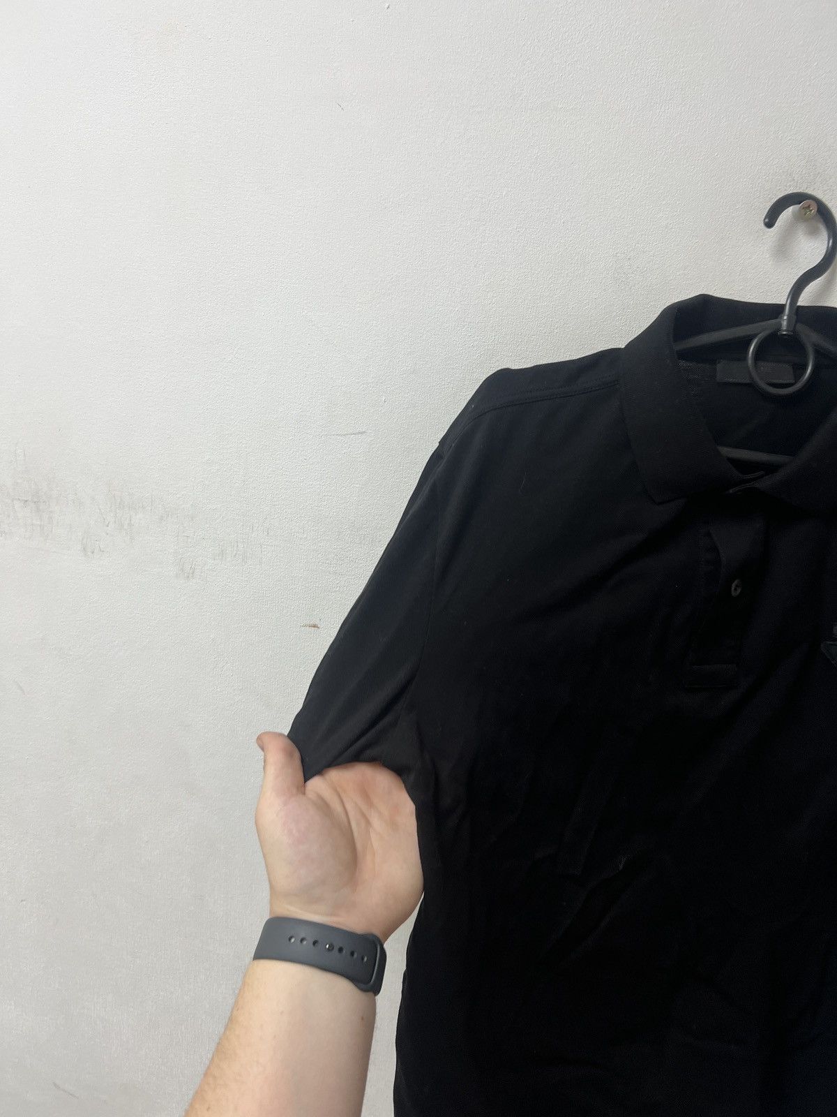 Prada Prada Polo T-shirt Made Italy Black Size XL Size US XL / EU 56 / 4 - 11 Thumbnail