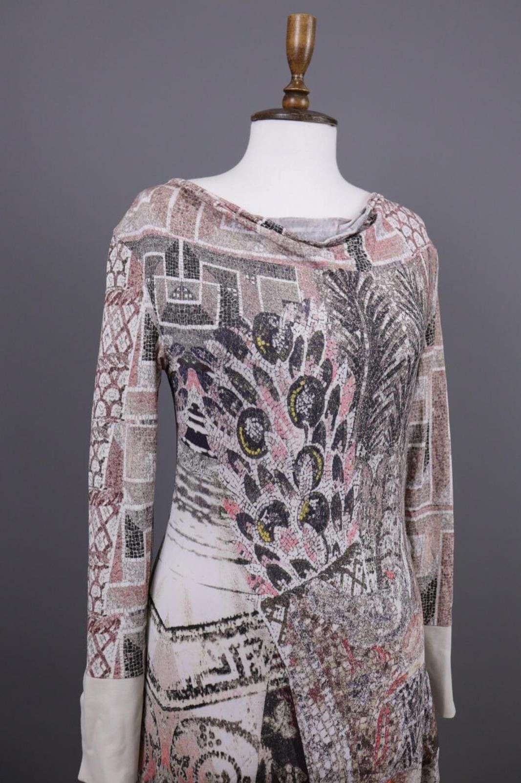 Designer Save The Queen Multicolor Aztec Knit Sweater Dress Size M Size M / US 6-8 / IT 42-44 - 7 Thumbnail