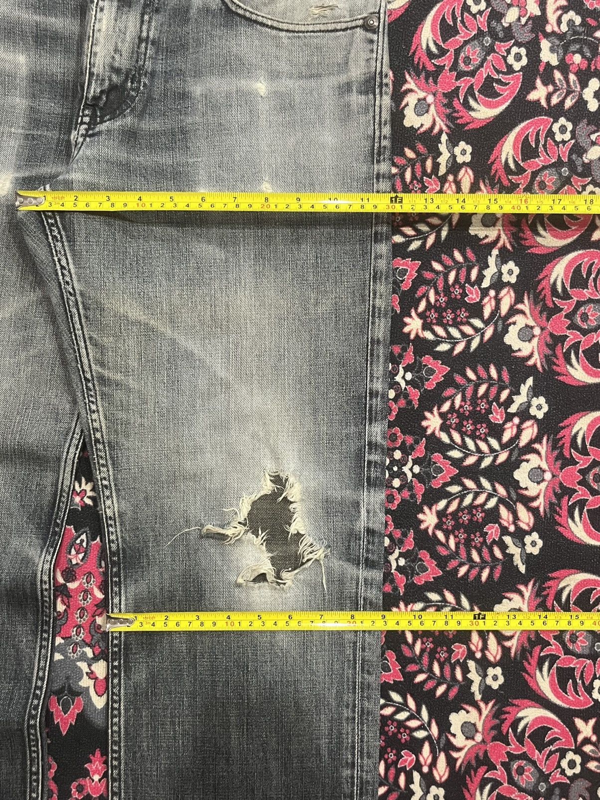 Black Label Vintage Japanese Brand Back Number Black Label Blowout Jeans Size US 32 / EU 48 - 14 Thumbnail