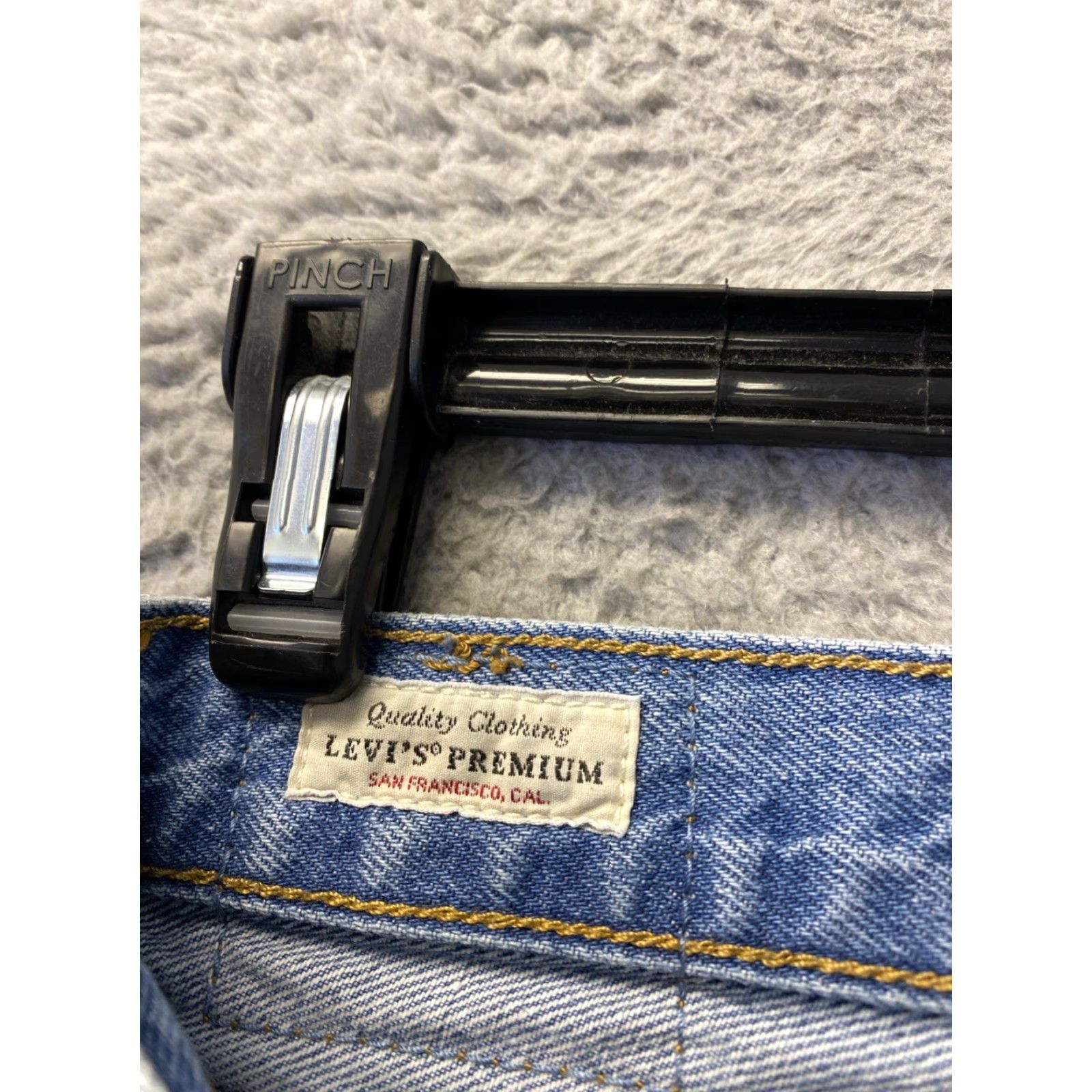 Levi's Levi's Jeans Slim 28x31.5 Regular Light Wash Blue Denim 500 Series 511 Mens Slim Fit Zipper Closure Size US 28 / EU 44 - 4 Thumbnail