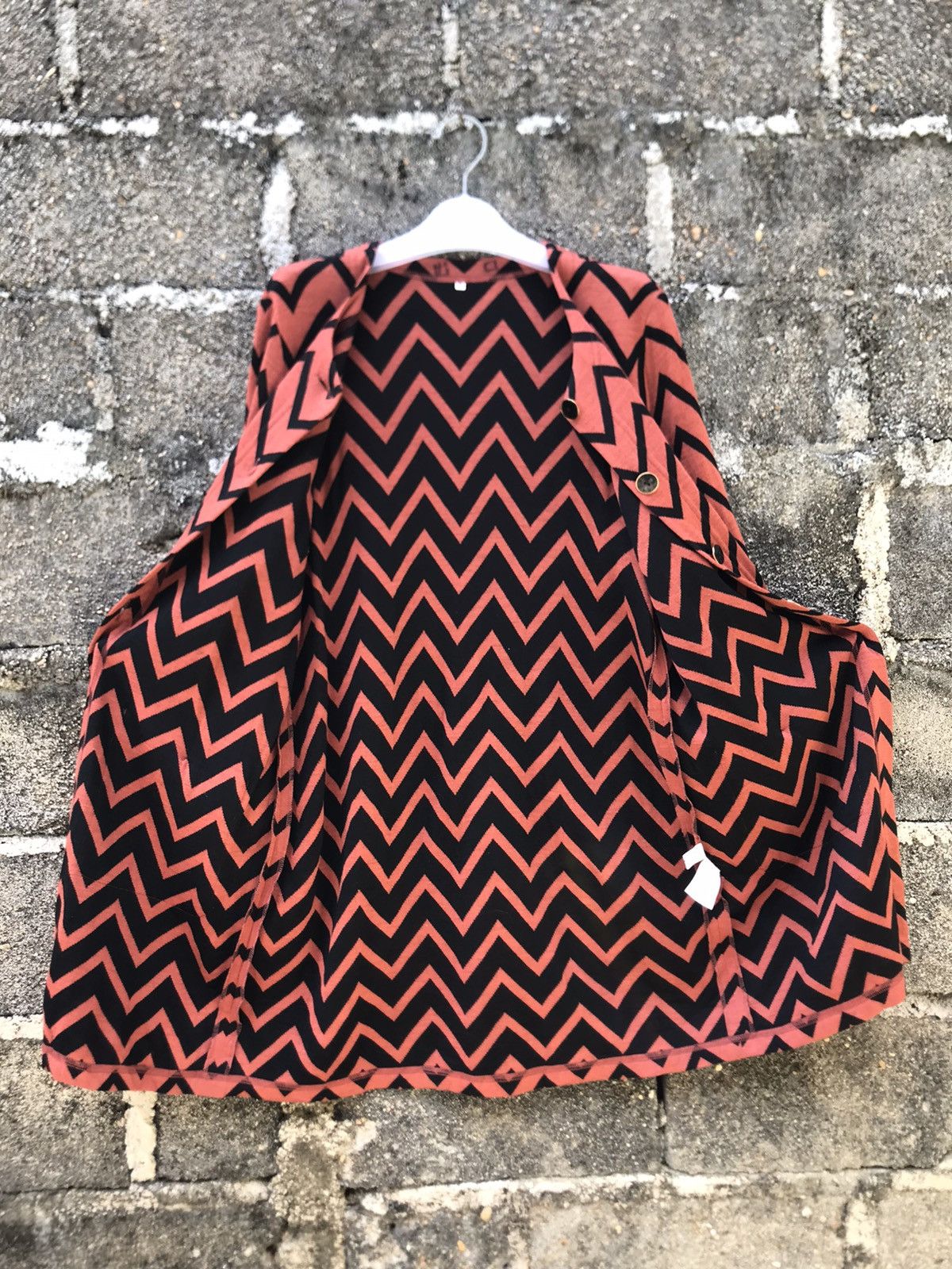 Designer × Givenchy 💥Chevron Glamour Givenchy Button Up Blouses Size M / US 6-8 / IT 42-44 - 5 Thumbnail
