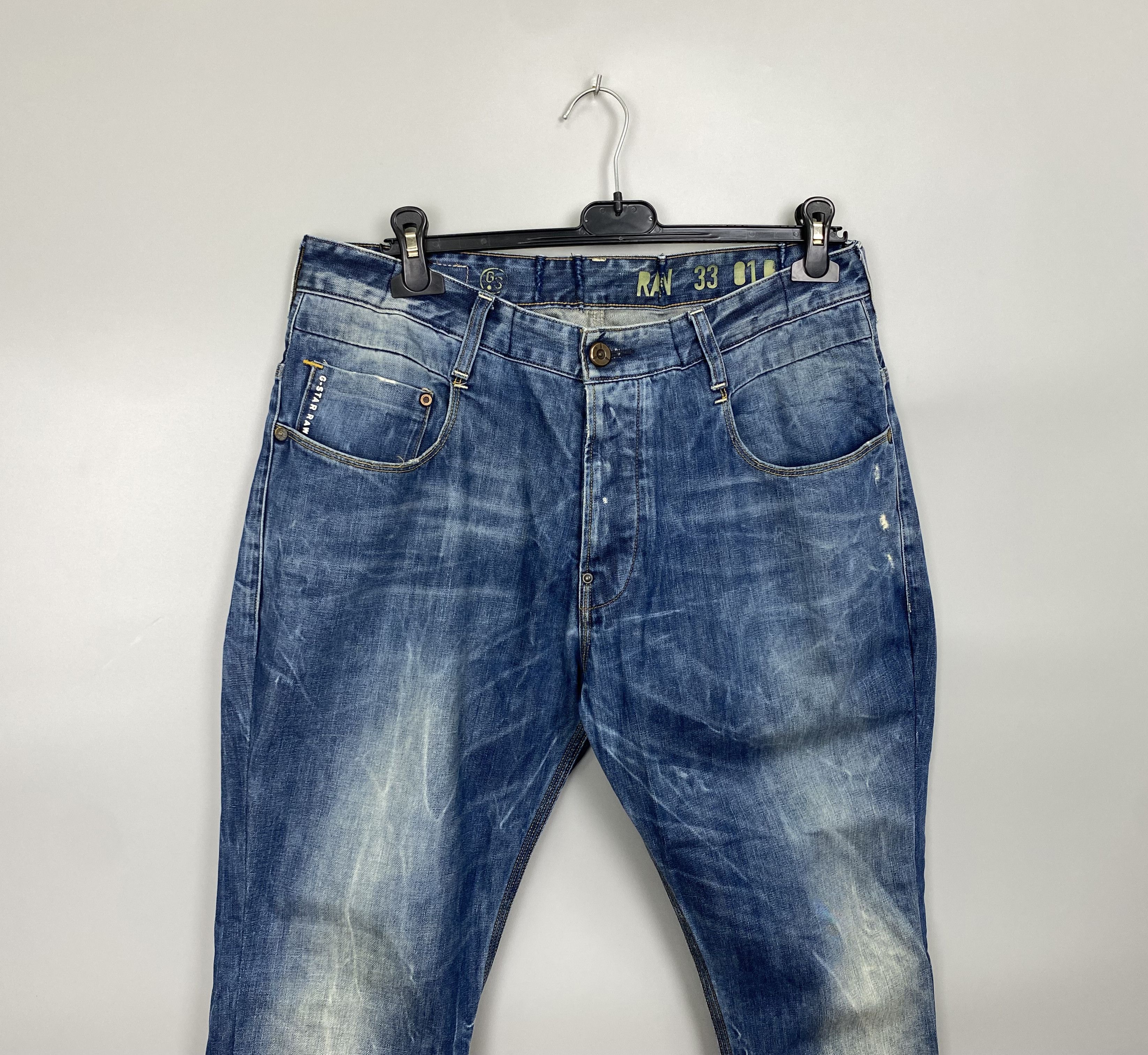 G-Star G-Star Raw New Radar Tapered Distressed Denim Jeans W36 L32 Size US 36 / EU 52 - 2 Thumbnail