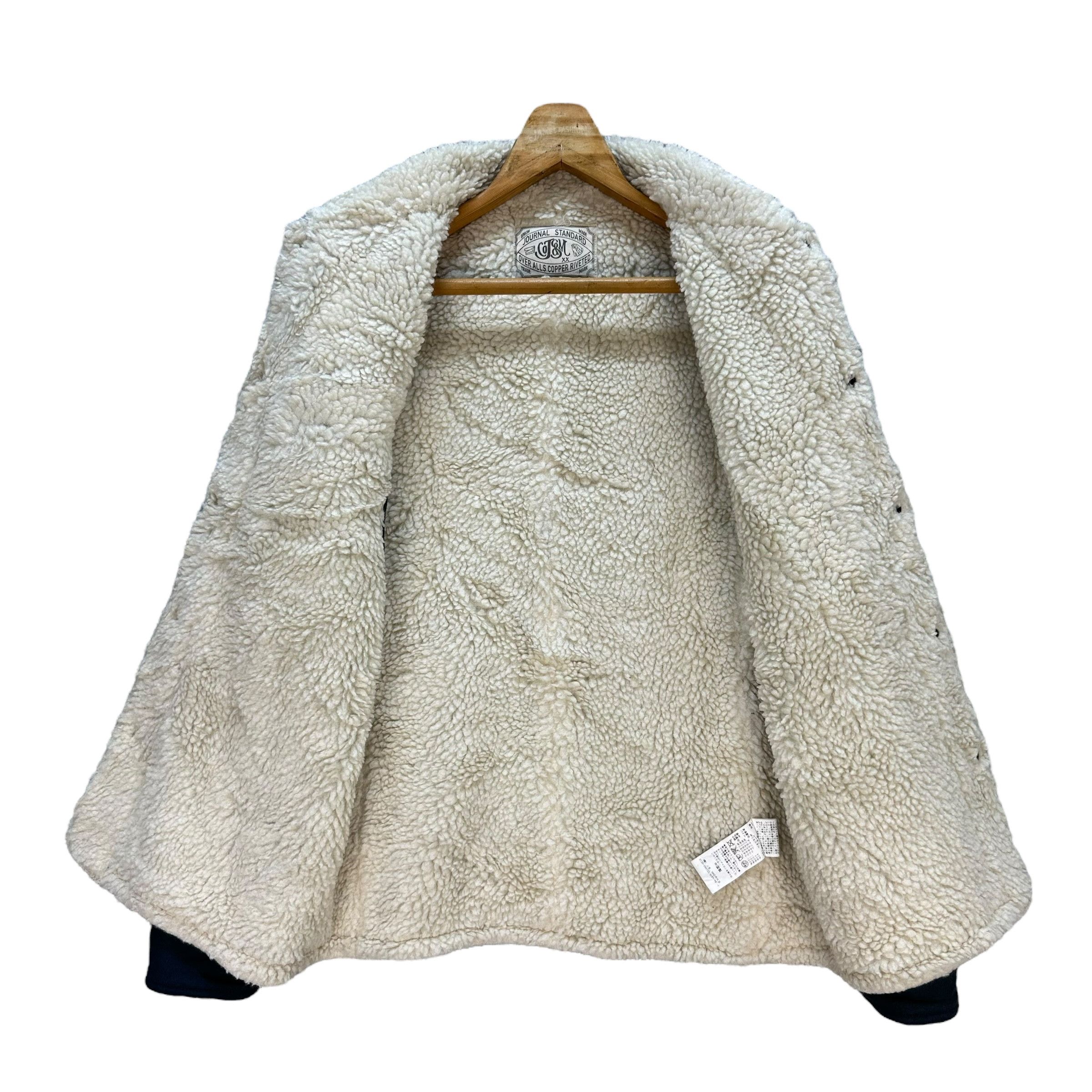 Journal Standard Journal Standard Four Pocket Sherpa Jacket #A28-0632 Size US M / EU 48-50 / 2 - 8 Thumbnail