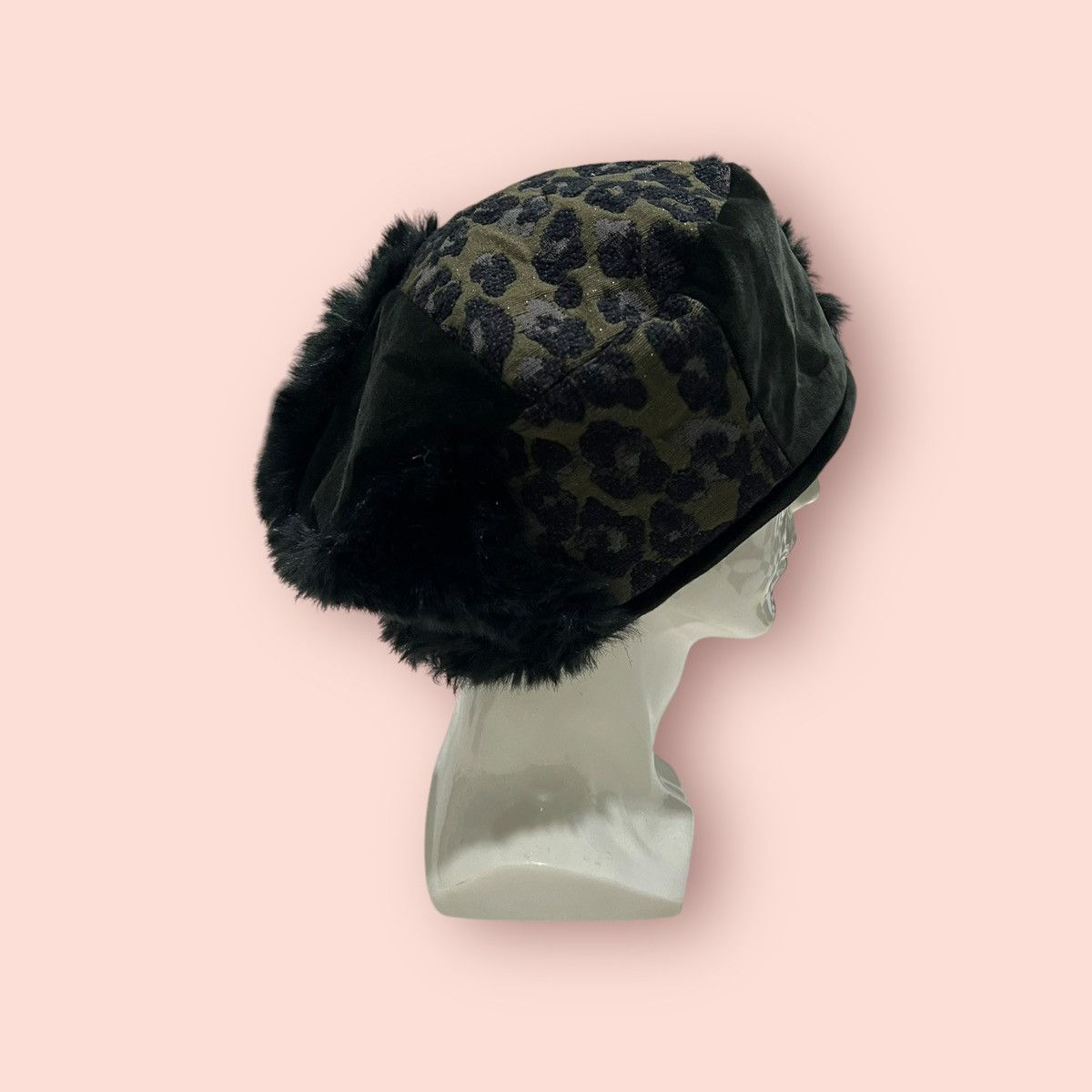 HIGH FASHION RARE DESIGN CA4LA FUR VELVET ALT HAT