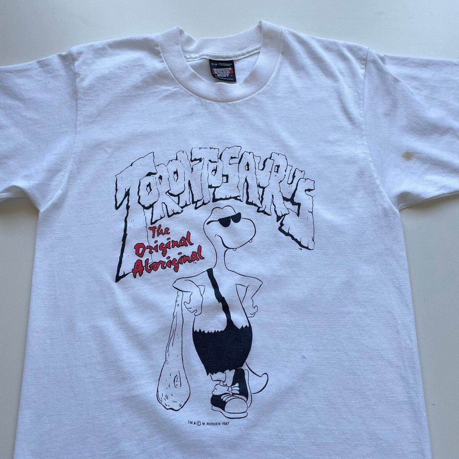 Fruit Of The Loom Vintage 90s Torontosarus Toronto Canada T Shirt Medium Rare Size US M / EU 48-50 / 2 - 2 Thumbnail