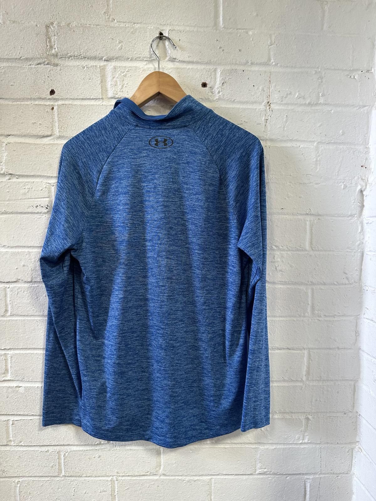 Under Armour Under Armour Men's Blue 1/4 Zip Activewear Pullover Size S Size ONE SIZE - 4 Thumbnail