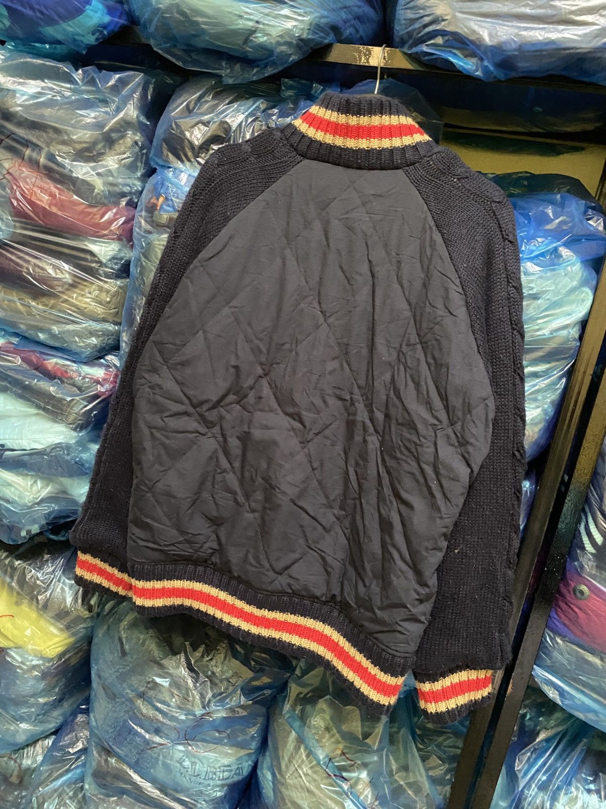 Vans VINTAGE Y2K VANS QUILTED SLEEVE KNIT JACKET Size US M / EU 48-50 / 2 - 11 Thumbnail