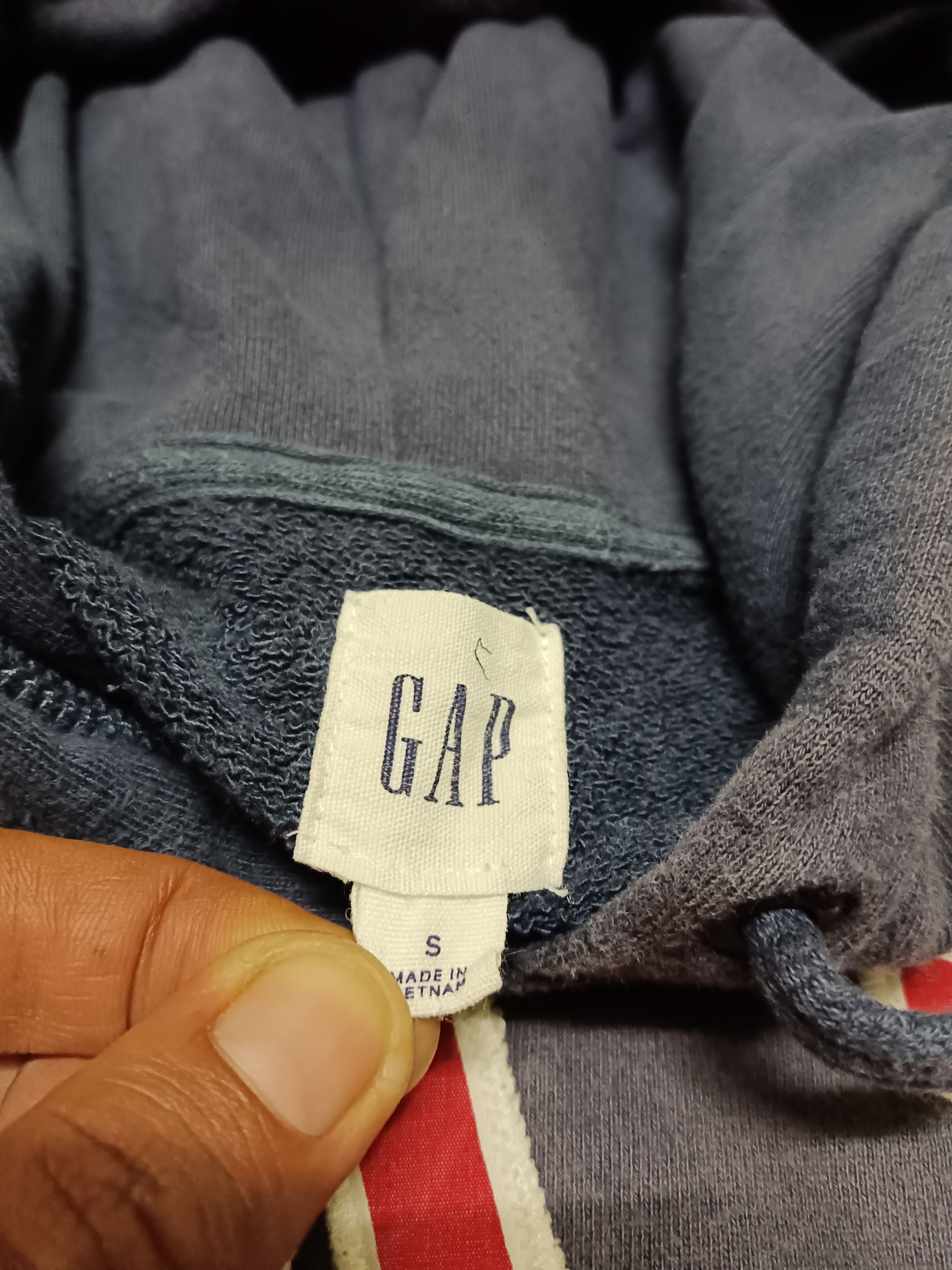 Gap Sunfaded Vtg Gap Great Britian Hoodie Size US S / EU 44-46 / 1 - 5 Thumbnail