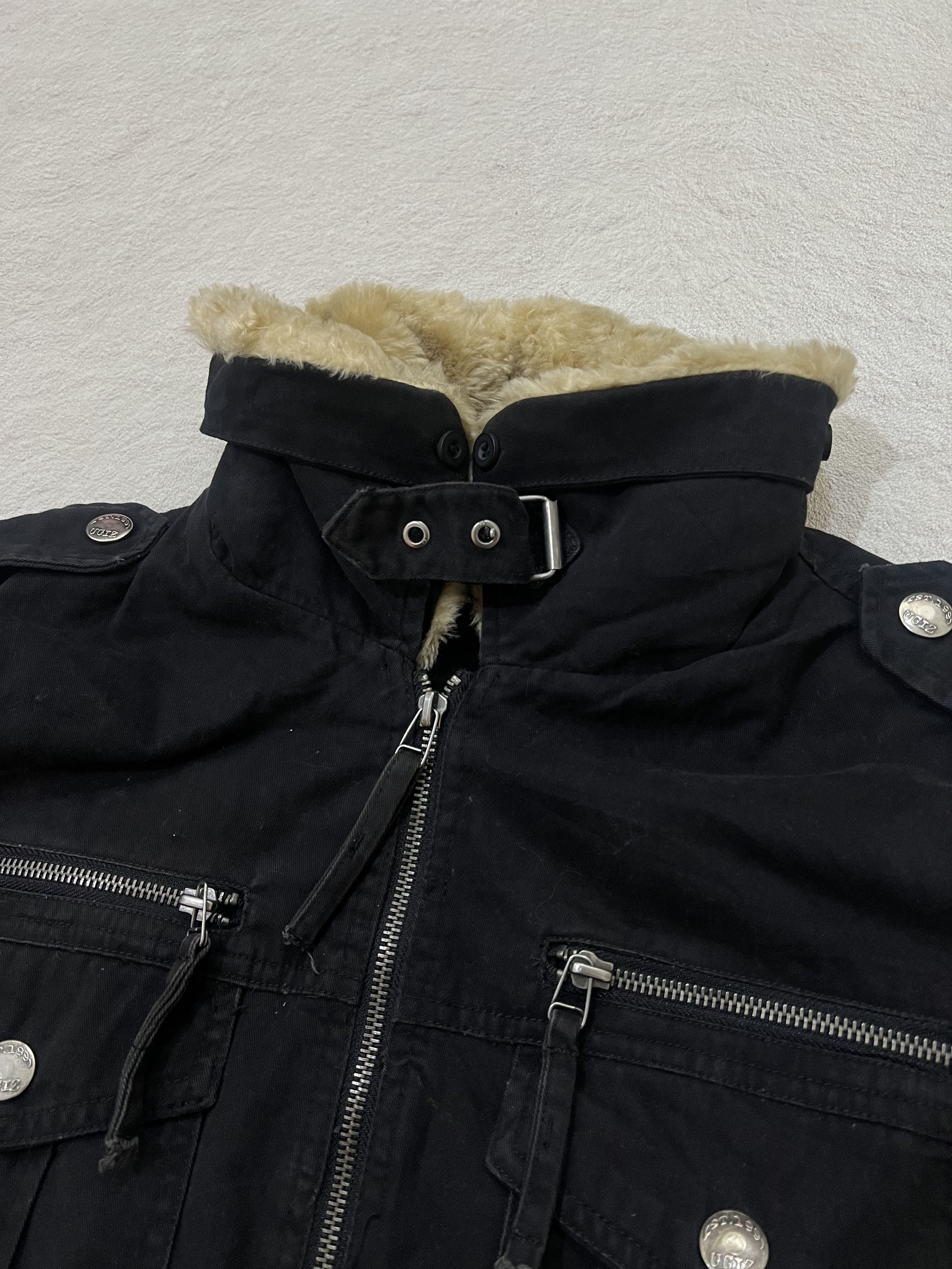 Japanese Brand 2000s Ugiz Hysteric Fur Work Biker y2k Lgb Ifsixwasnine Size US M / EU 48-50 / 2 - 5 Thumbnail