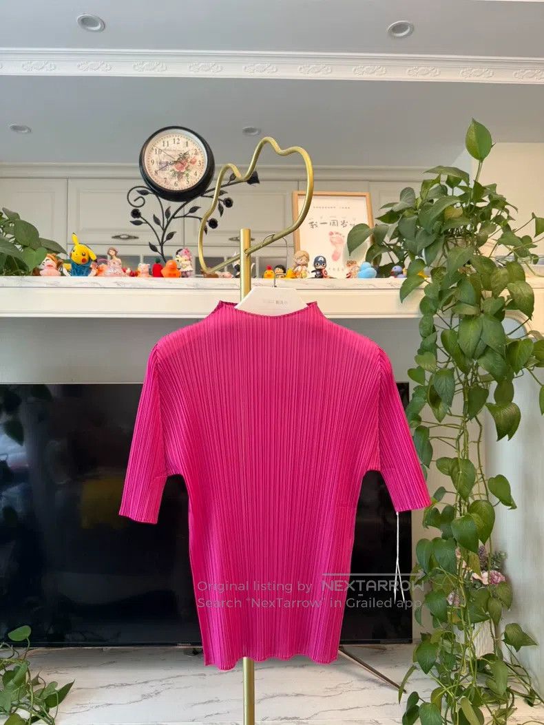 Issey Miyake Issey Miyake Main Line Pure Wool Top Size L / US 10 / IT 46 - 2 Thumbnail