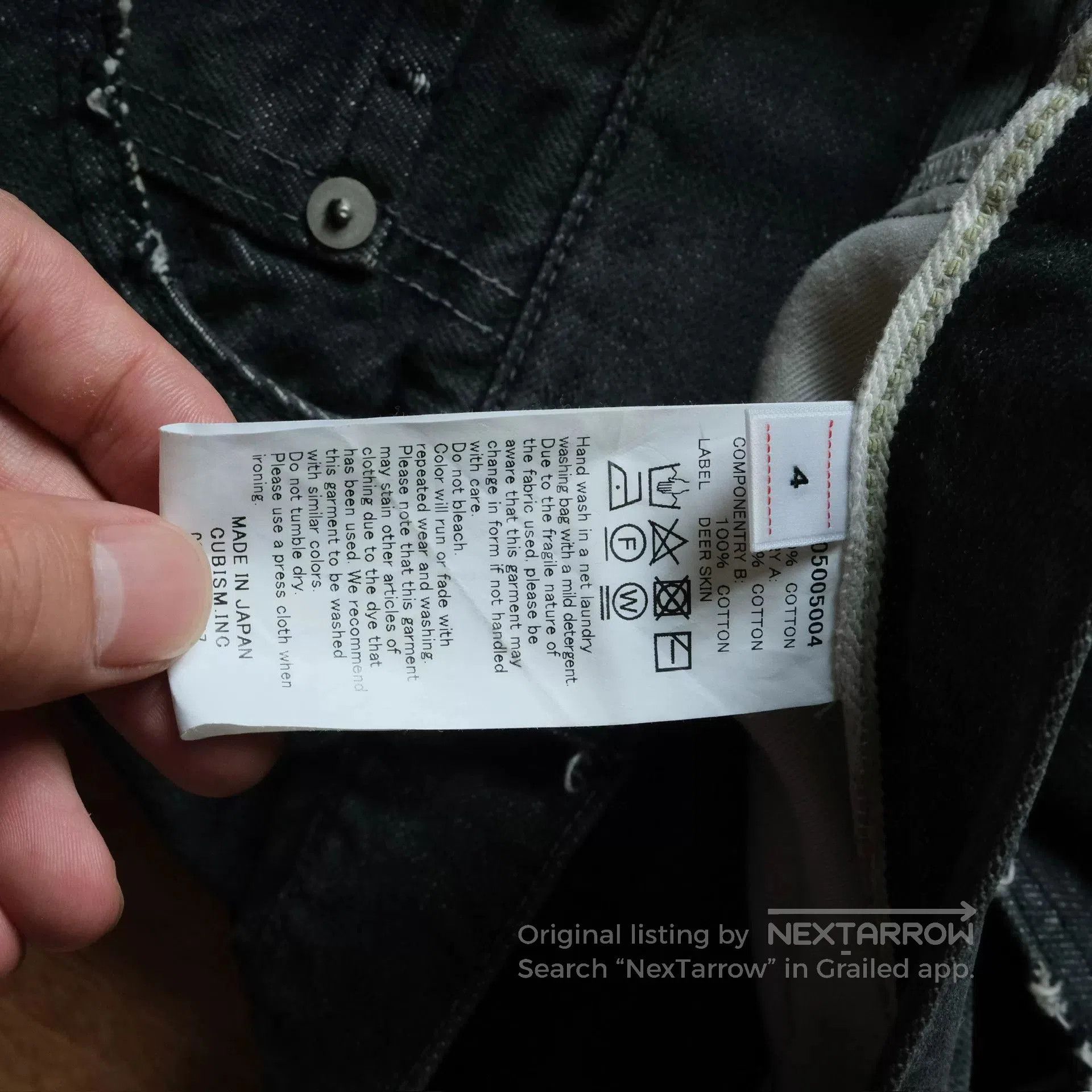 Visvim visvim journeyman black pants with damage. Size US 30 / EU 46 - 8 Thumbnail