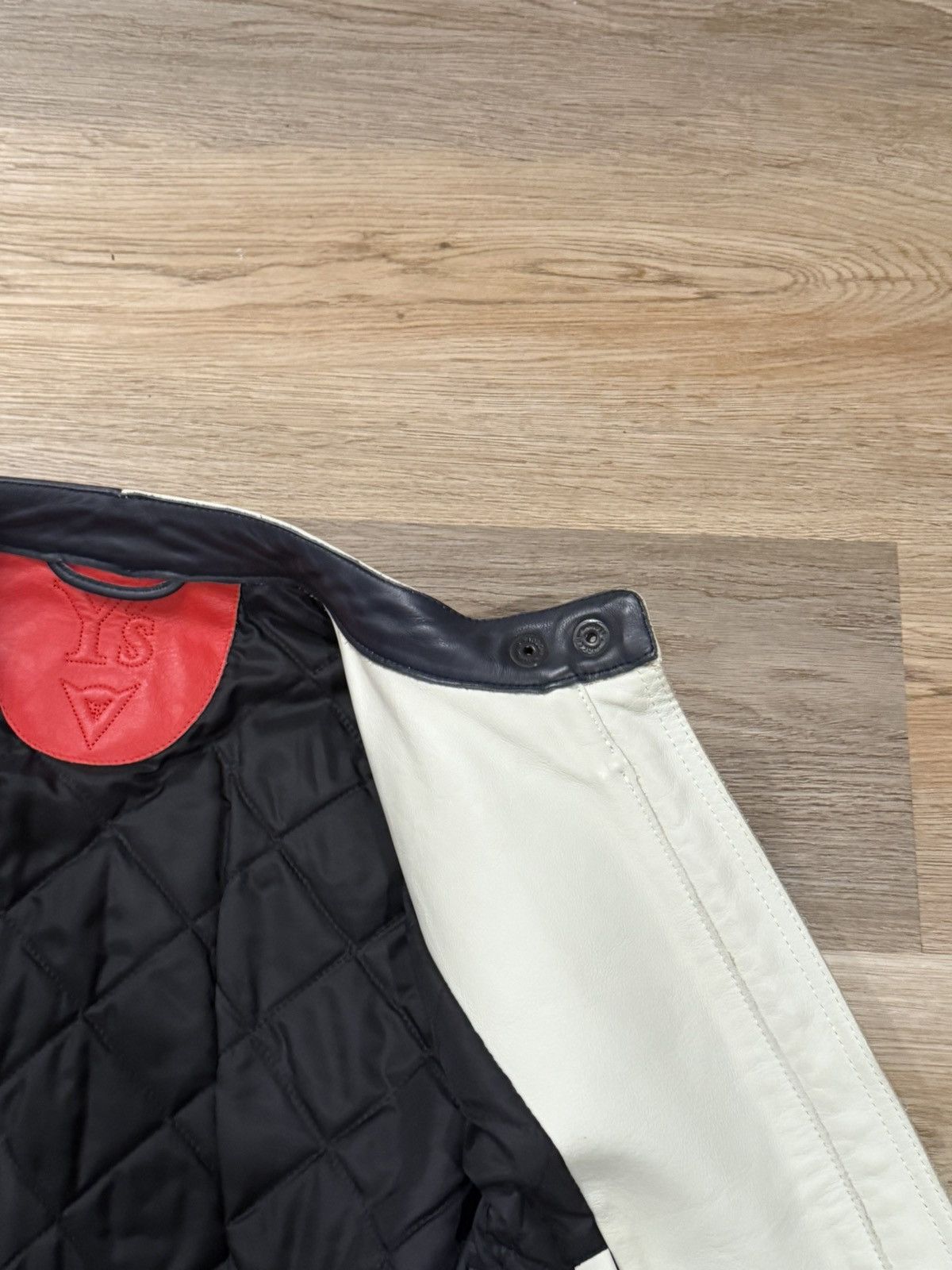 Yohji Yamamoto AW04 Y’s x Dianese Metro Moto Split Leather Racer Jckt Size US XXS / EU 40 - 12 Thumbnail