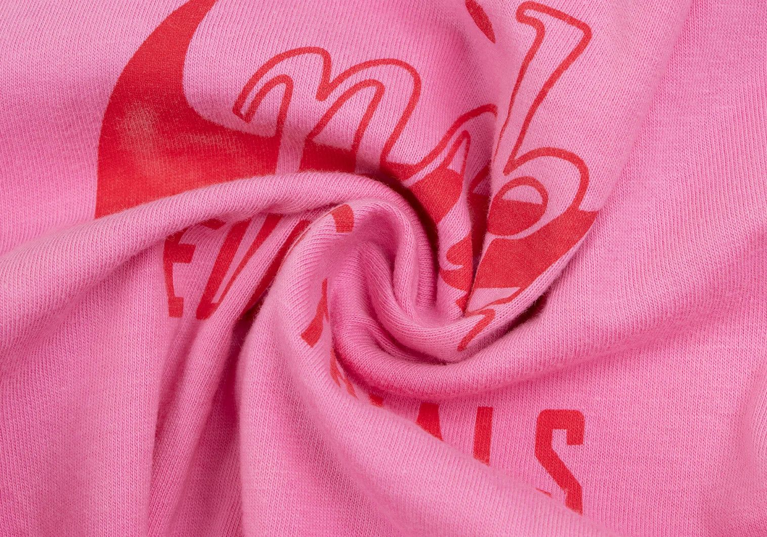 Junya Watanabe Pink Swoosh Logo Print T-Shirt, Size F Size US M / EU 48-50 / 2 - 12 Thumbnail