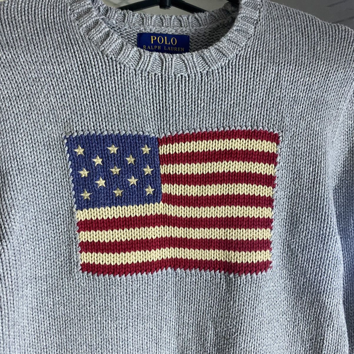 Polo Ralph Lauren Polo Ralph Lauren Sweater USA flag vintage Size US XS / EU 42 / 0 - 3 Thumbnail