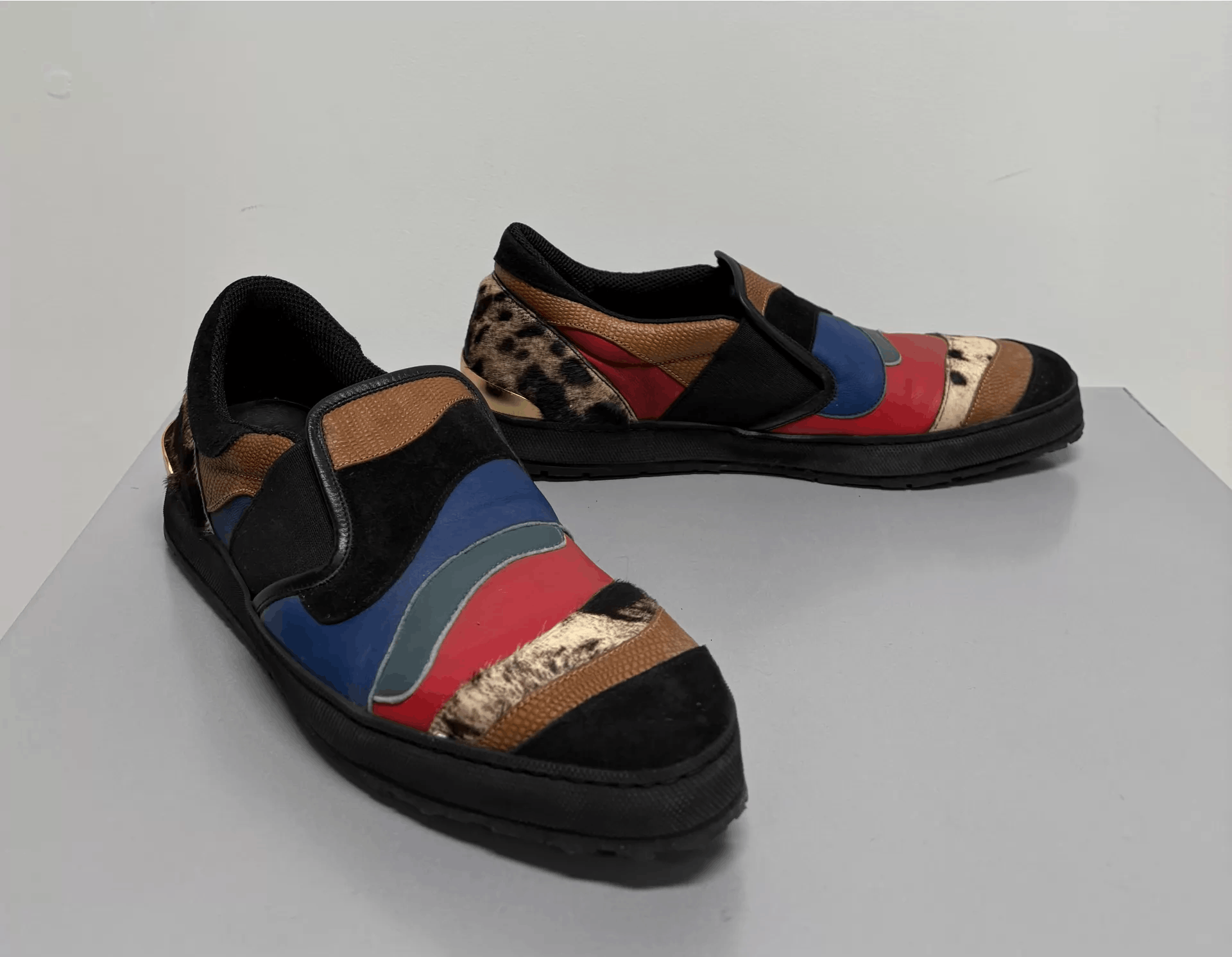 Roberto Cavalli Grounds Sneakers with Cushioned Platform Sole。Ｑ21 Size US 8 / EU 41 - 1 Thumbnail