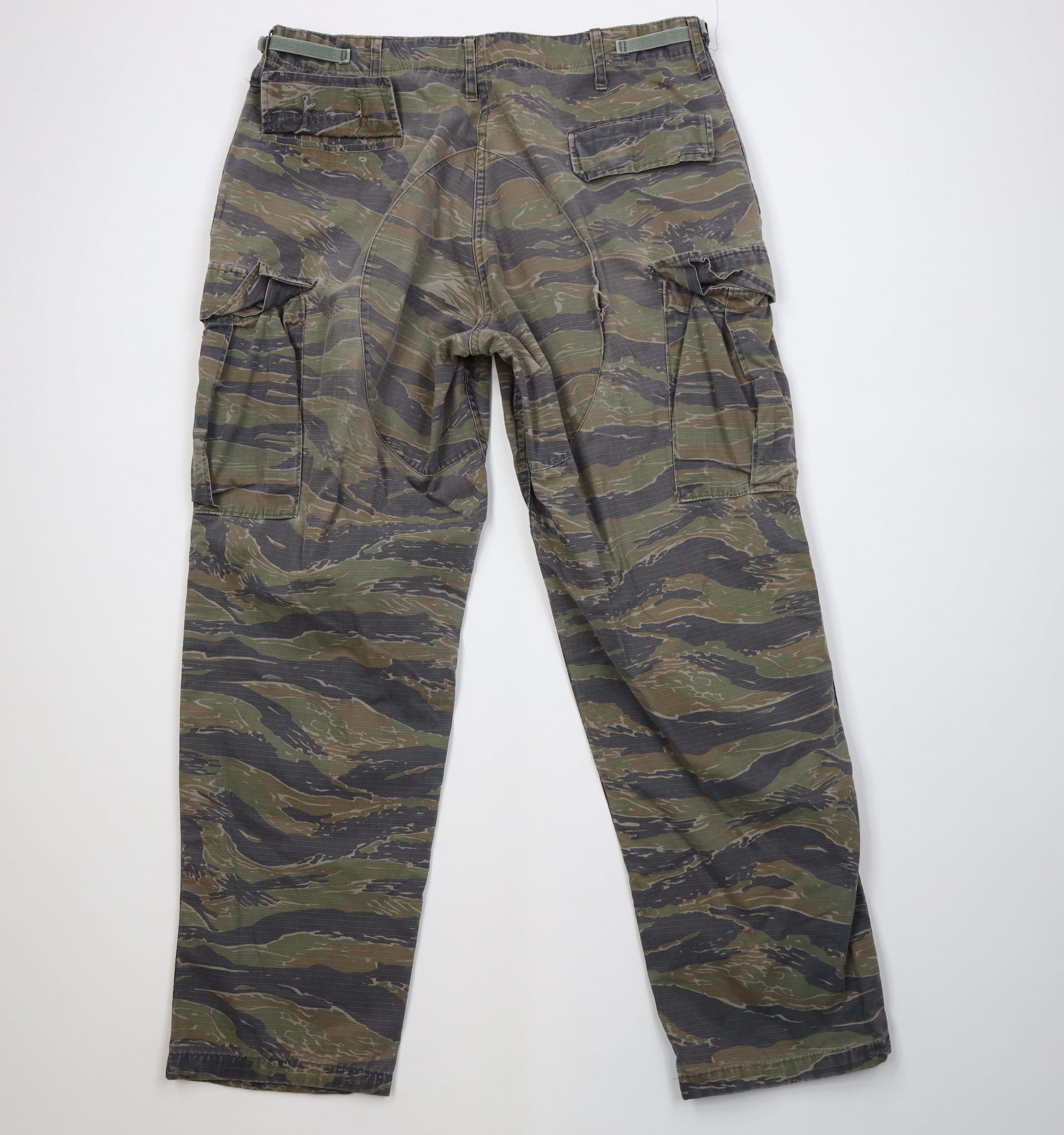 Vintage Vintage Y2K Double Knee Tiger Stripe Camouflage Cargo Pants Size US 36 / EU 52 - 9 Thumbnail