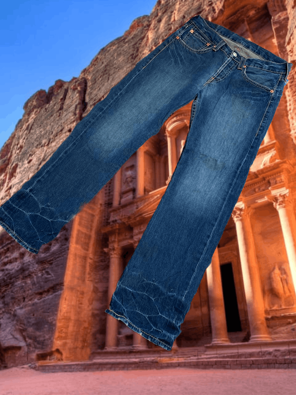 Levi's blue jeans w34 vintage Y2K Levi's 901 streetwear Size US 34 / EU 50 - 1 Thumbnail