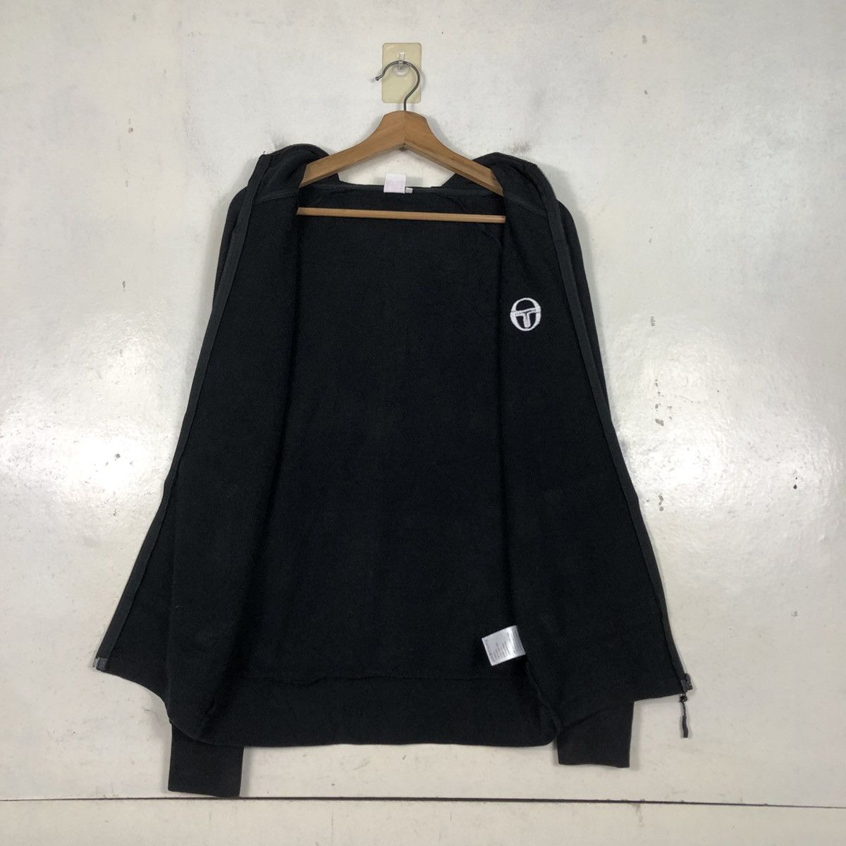 Sergio Tacchini 📌Vintage Zipper Hoodie Sergio Tacchini Big Logo Size US M / EU 48-50 / 2 - 15 Thumbnail