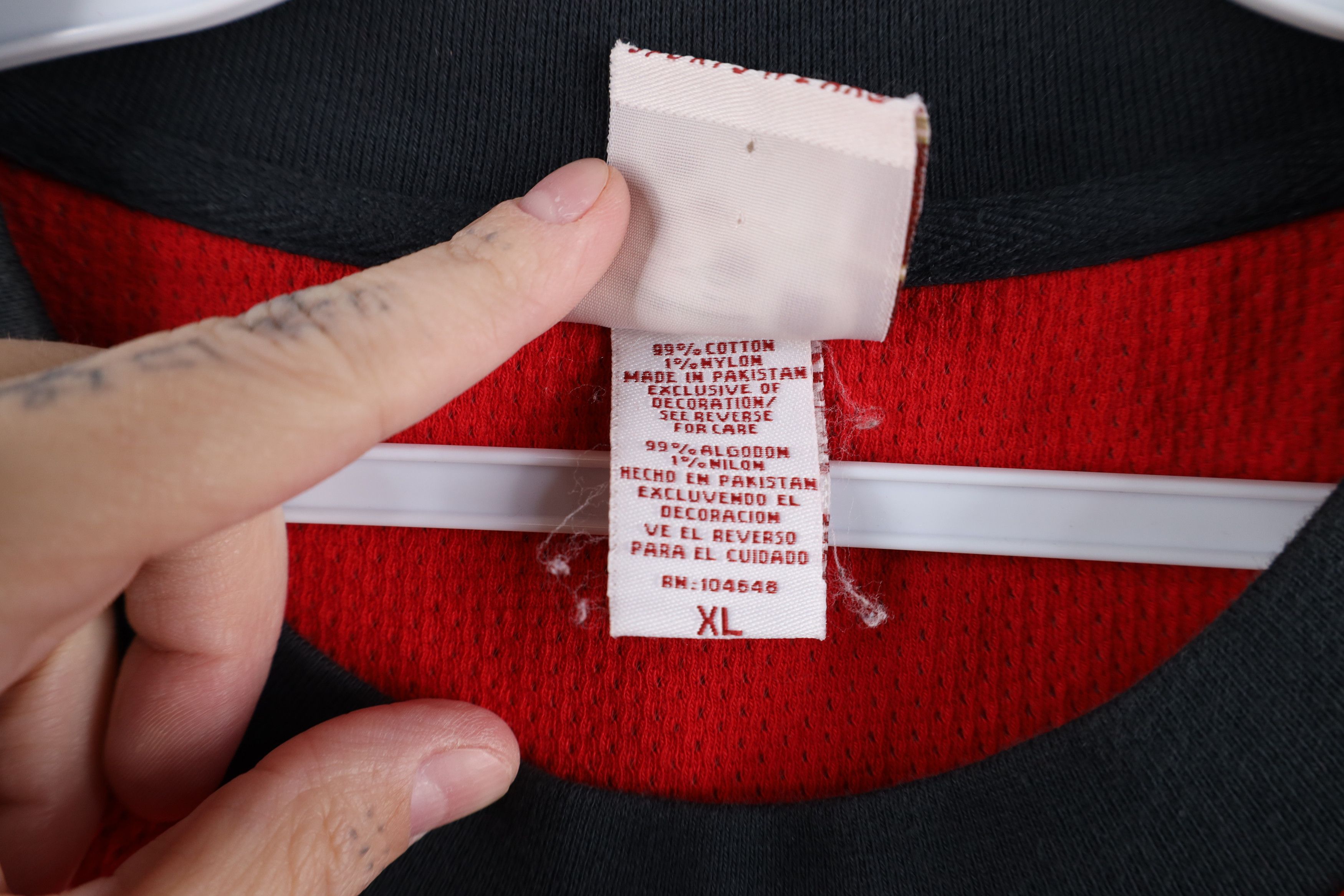 Vintage Vintage 90s Ohio State University Mesh Jersey T-Shirt Size US XL / EU 56 / 4 - 9 Thumbnail