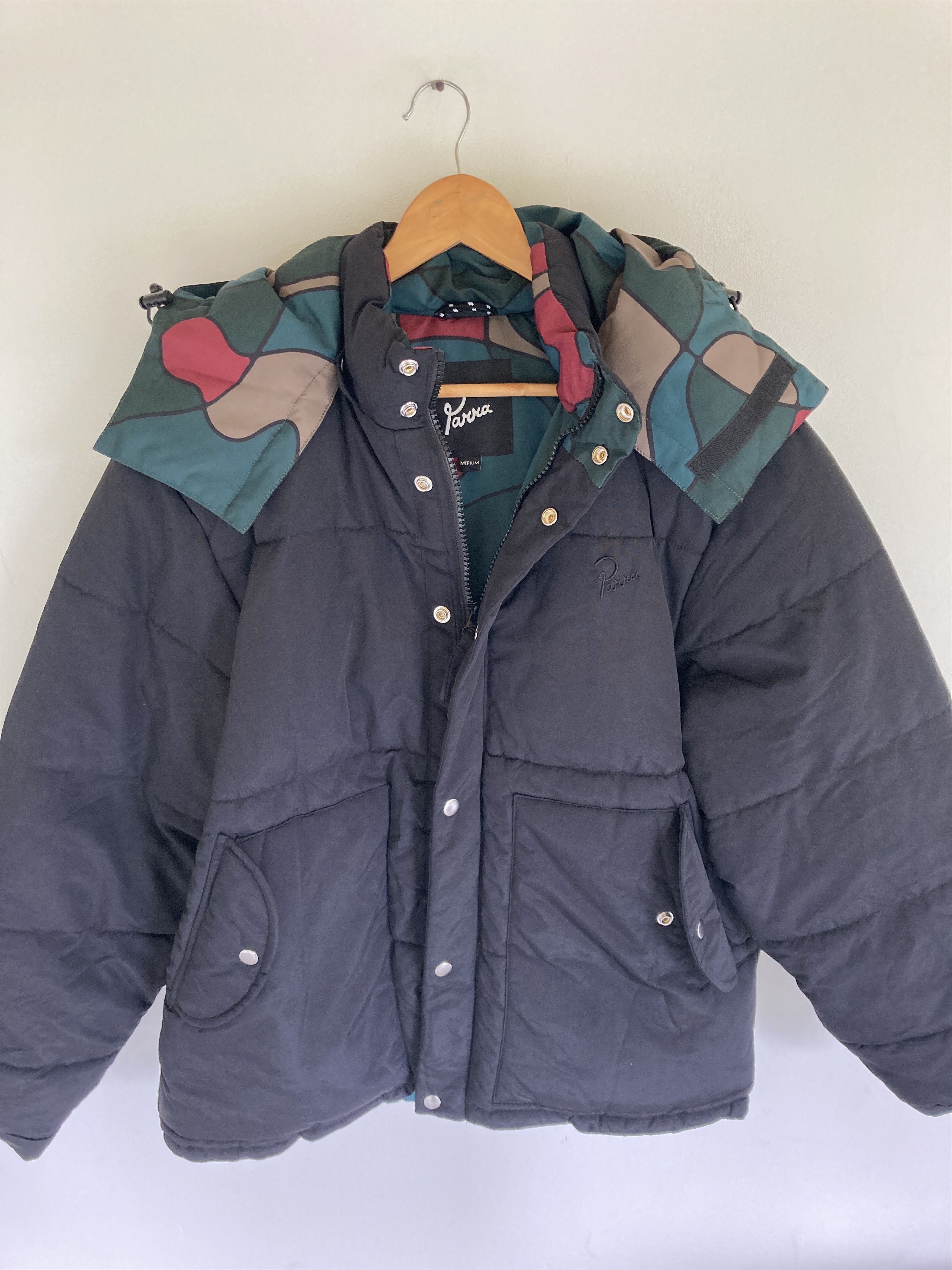 Parra Parra Trees in Wind Parka Black Mens Genuine M Size US M / EU 48-50 / 2 - 11 Thumbnail
