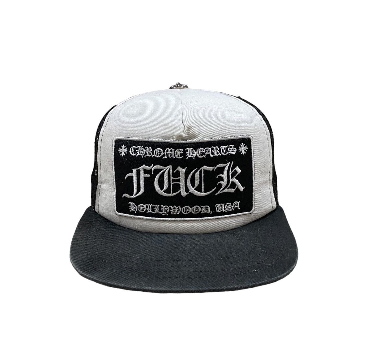Chrome Hearts Chrome Hearts Fuck Hollywood Usa Trucker Cap Made In Usa Size ONE SIZE - 1 Thumbnail