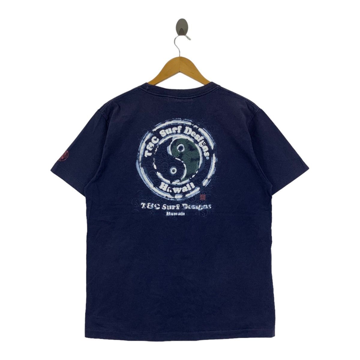 Vintage Vintage 90’ T&C SURF DESIGNS Natural Sun Faded Tee Shirt Size US L / EU 52-54 / 3 - 4 Thumbnail