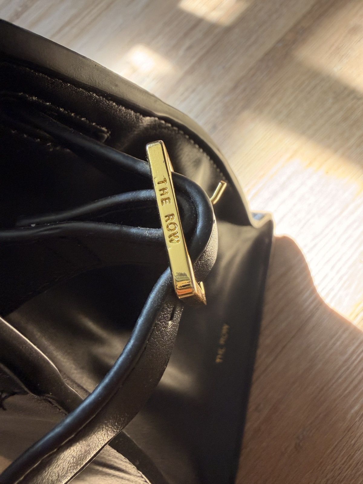 The Row The Row Margaux 15 Tote Black/Gold Hardware Size ONE SIZE - 5 Thumbnail