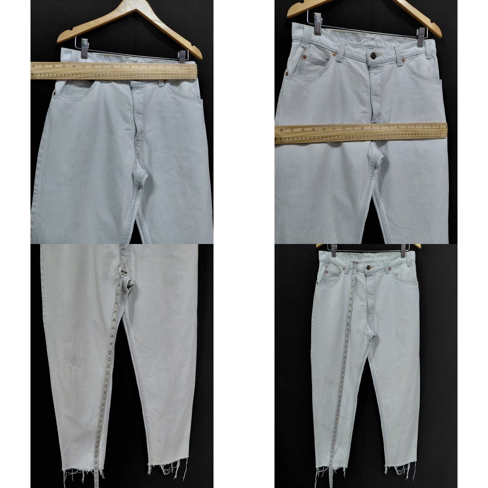 Vintage Levi Strauss & Co 550 Jeans Relaxed Denim Light Wash Mens W33 /L32 Size US 33 - 8 Thumbnail