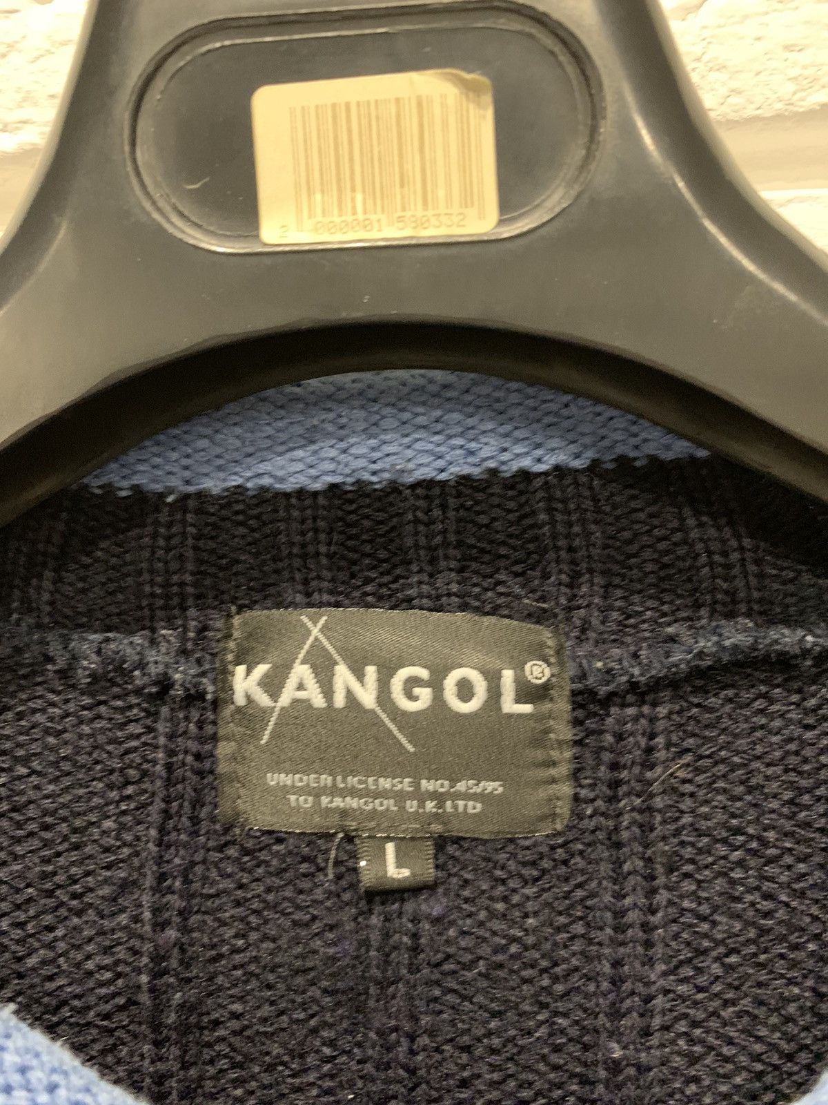 Kangol × Vintage Vintage Kangol Crewneck Sweater Knitwear Big Logo Y2K USA Size US L / EU 52-54 / 3 - 4 Thumbnail
