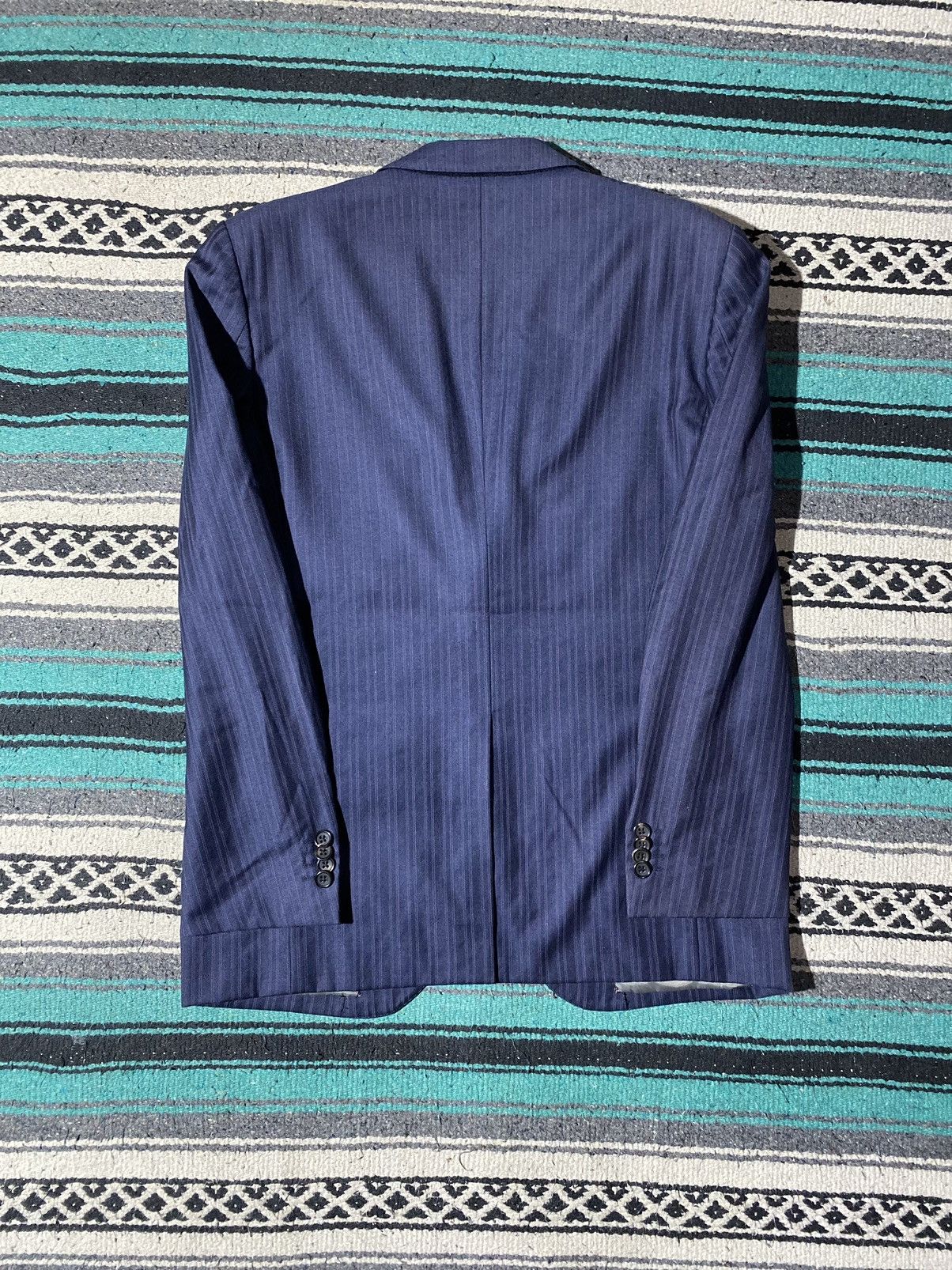 Loro Piana Loro Piana Men Classic Striped Cotton Formal Size US M / EU 48-50 / 2 - 7 Thumbnail