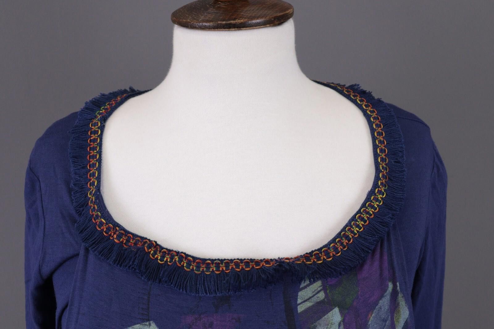 Designer Save The Queen Blue Abstract Summer Dress Size S Size S / US 4 / IT 40 - 4 Thumbnail