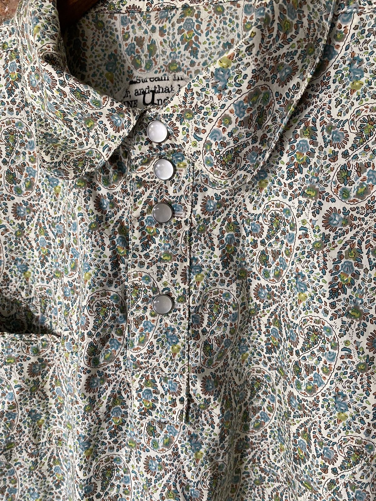 Kazuki Kuraishi × Levi's Vintage Clothing × Takahiromiyashita The Soloist. SS10 Levi's x Takahiro Miyashita paisley pullover Size US M / EU 48-50 / 2 - 14 Thumbnail
