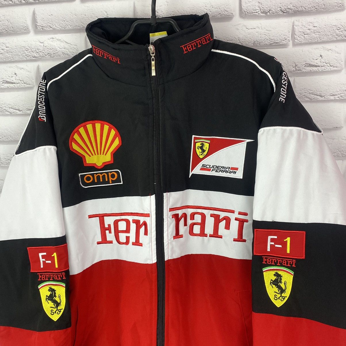 Vintage Ferrari F-1 OMP big logo vintage jacket | Grailed