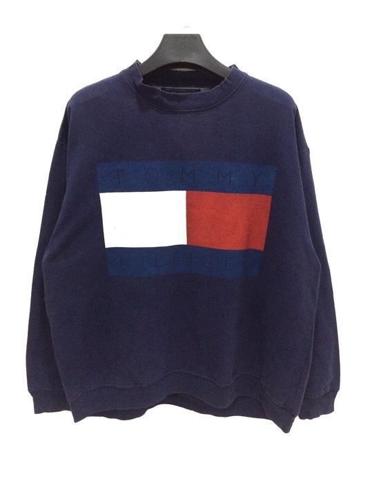 Tommy Hilfiger Tommy Hilfiger Big Logo Sweatshirt Size US XL / EU 56 / 4 - 1 Thumbnail