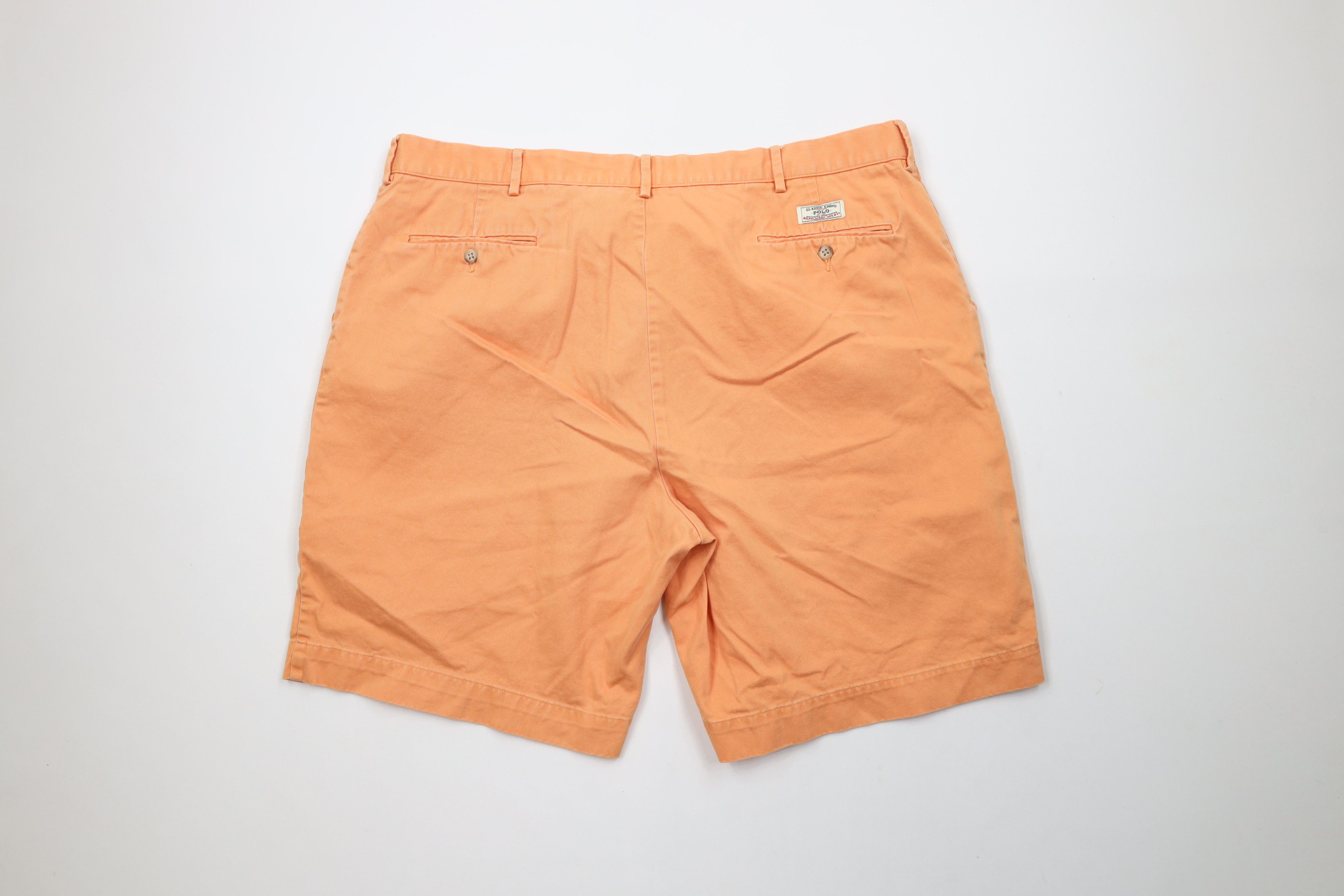 Ralph Lauren × Vintage Vintage 90s Ralph Lauren Above Knee Cotton Chino Shorts Size US 42 / EU 58 - 8 Thumbnail