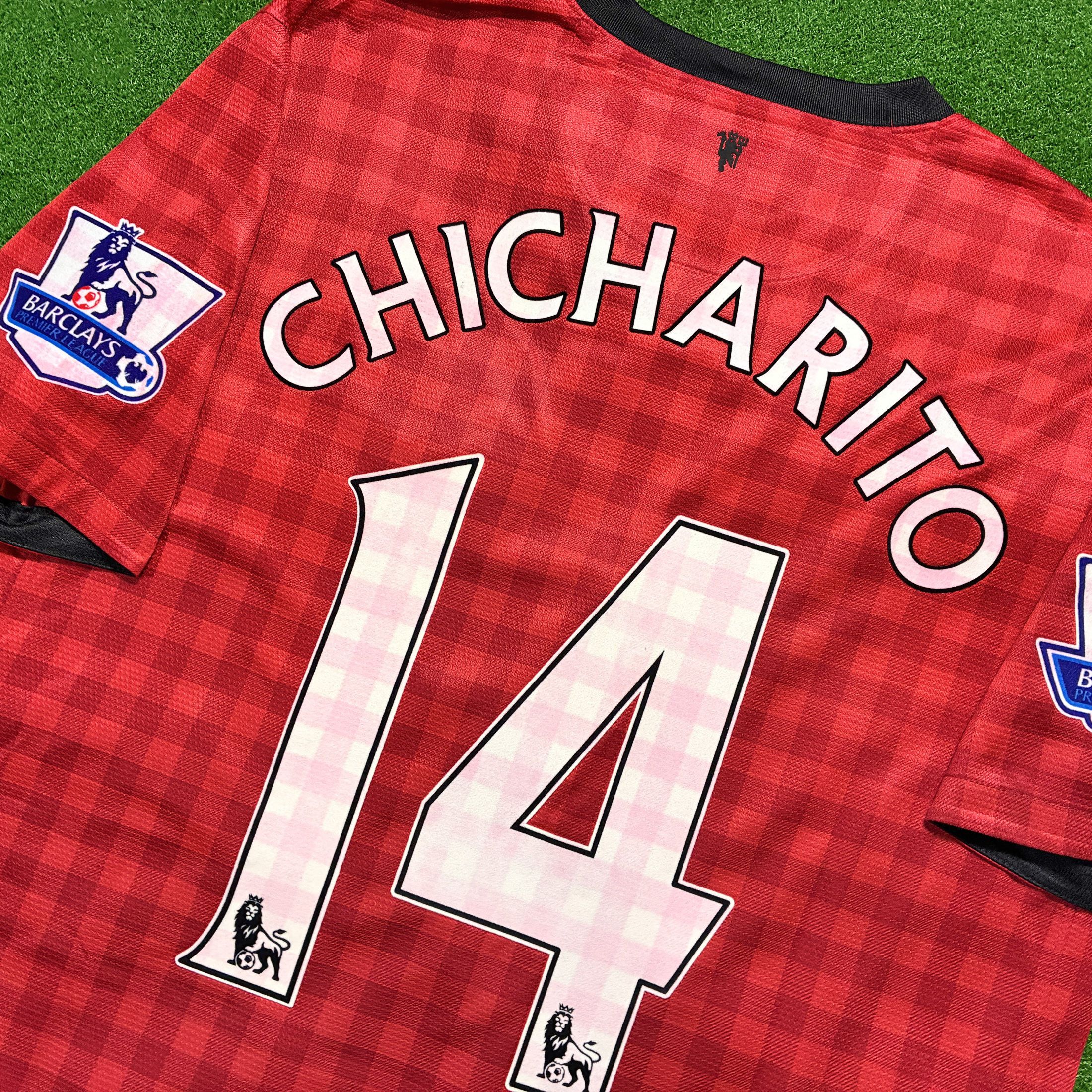 Nike Manchester United 2012/13 Home Jersey Chicharito 14 Size US M / EU 48-50 / 2 - 6 Thumbnail