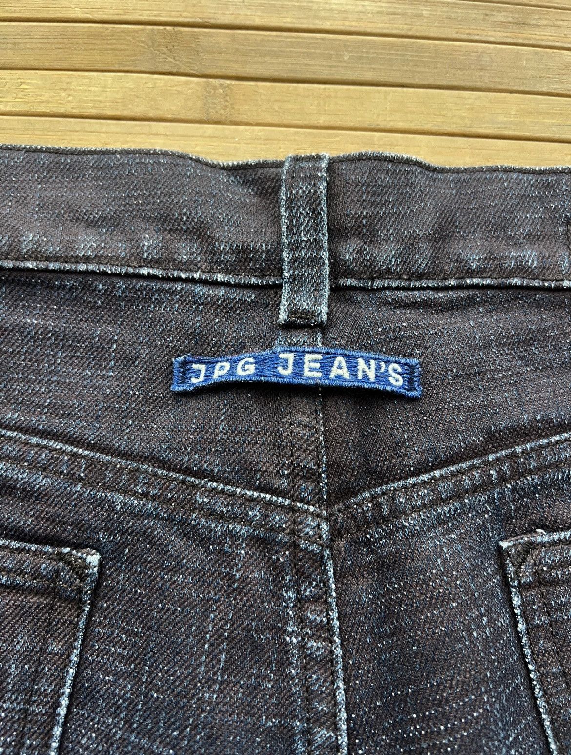 Jean Paul Gaultier Archive JPG Waxed Denim Jeans Size US 30 / EU 46 - 4 Thumbnail