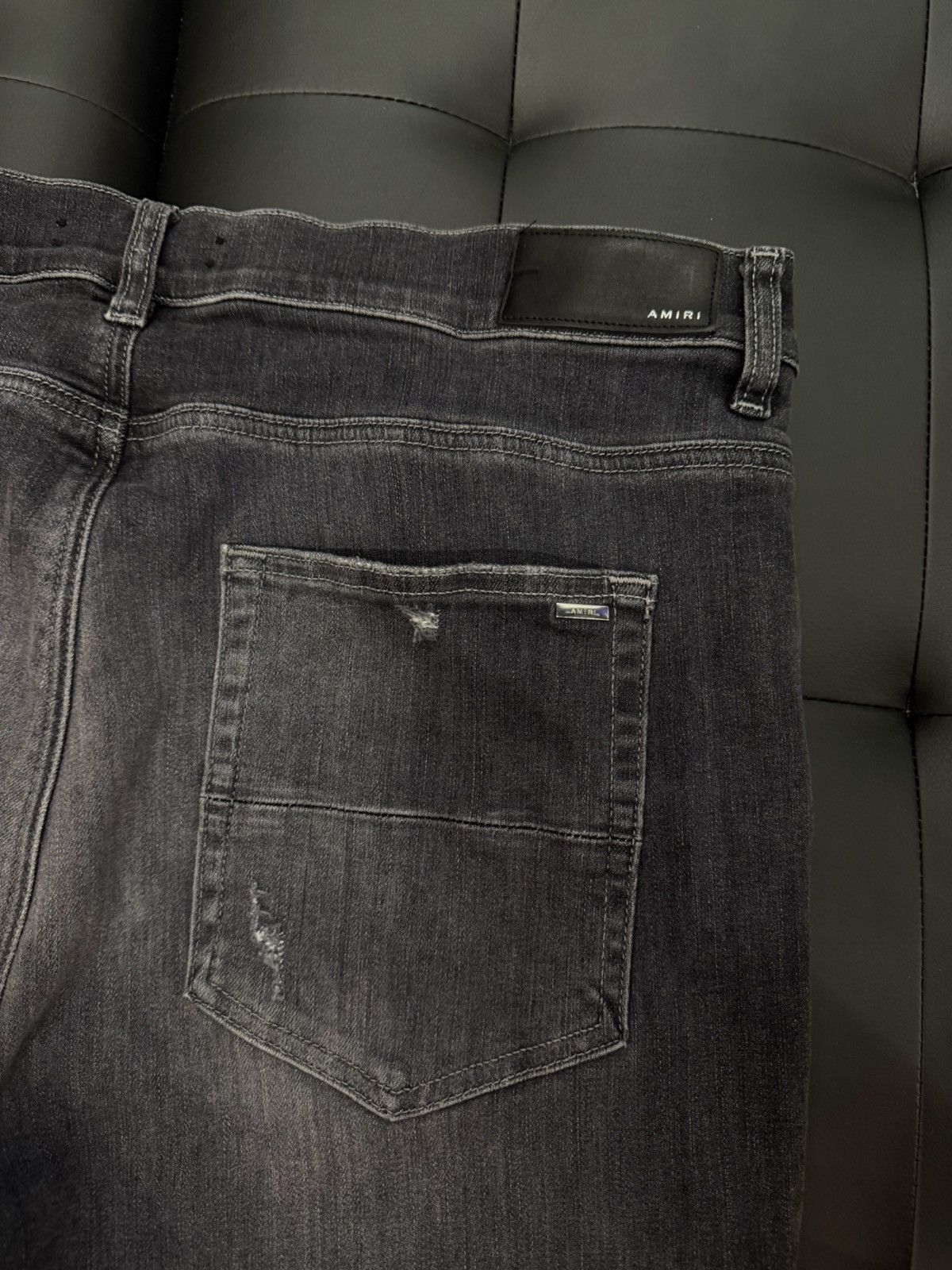 Amiri Size 38 - Amiri MX1 Black Denim $1090 Retail Size US 38 / EU 54 - 5 Thumbnail