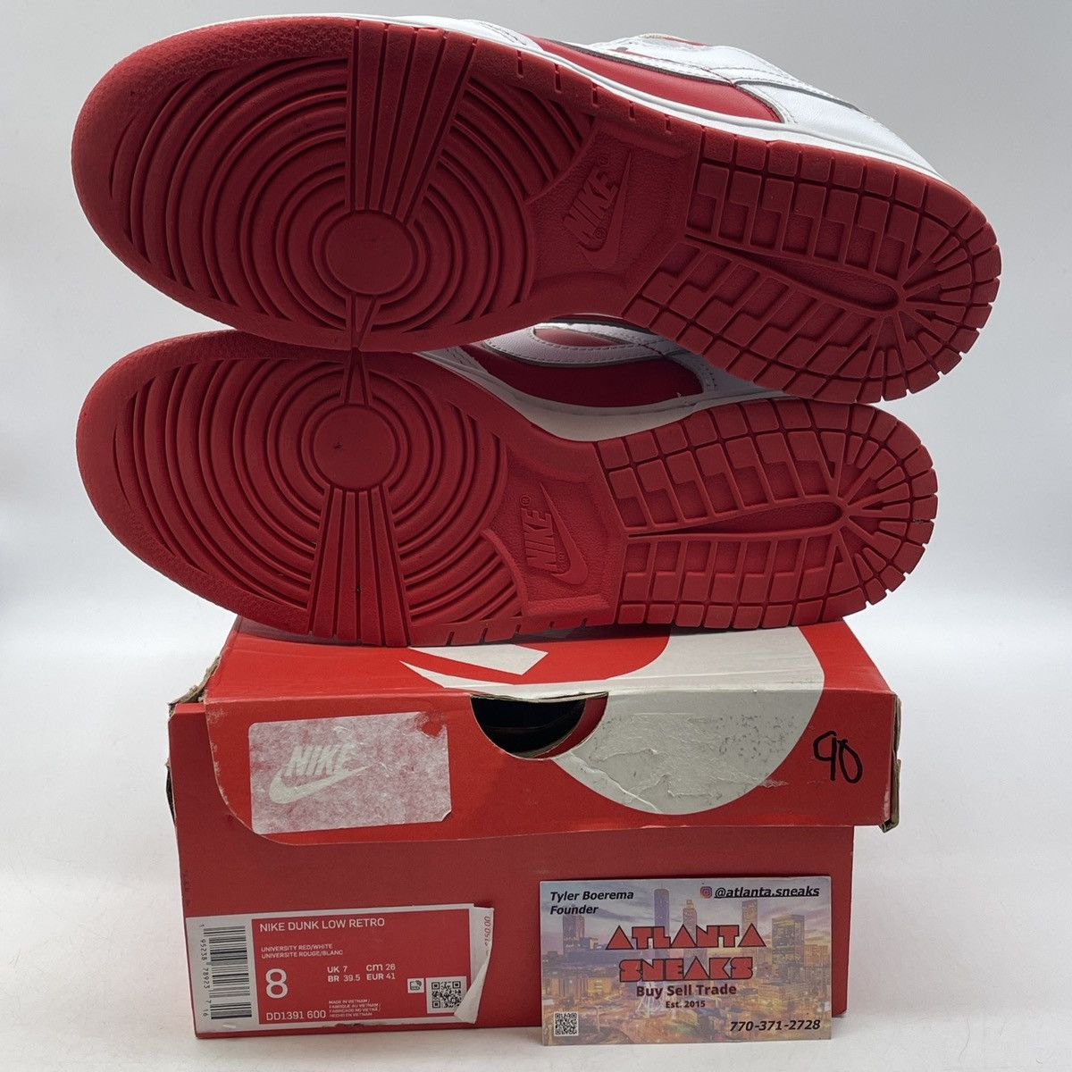 Nike Dunk low Championship red Size US 8 / EU 41 - 7 Thumbnail